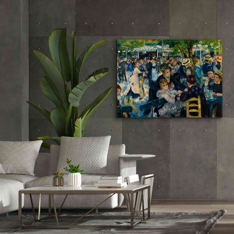 Image of 'Dance at Le moulin de la Galette' by Pierre-Auguste Renoir,  Canvas Wall Art,54 x 40