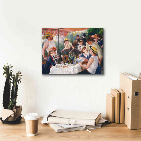Image of 'Luncheon of the Boating Party' by Pierre-Auguste Renoir,  Canvas Wall Art,16 x 12