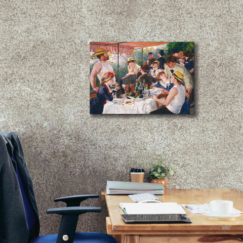 Image of 'Luncheon of the Boating Party' by Pierre-Auguste Renoir,  Canvas Wall Art,26 x 18