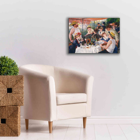 Image of 'Luncheon of the Boating Party' by Pierre-Auguste Renoir,  Canvas Wall Art,26 x 18
