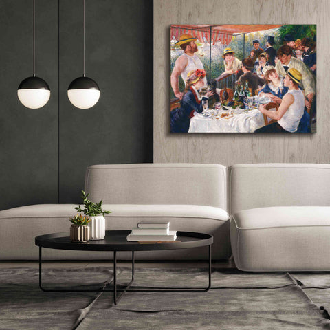 Image of 'Luncheon of the Boating Party' by Pierre-Auguste Renoir,  Canvas Wall Art,54 x 40