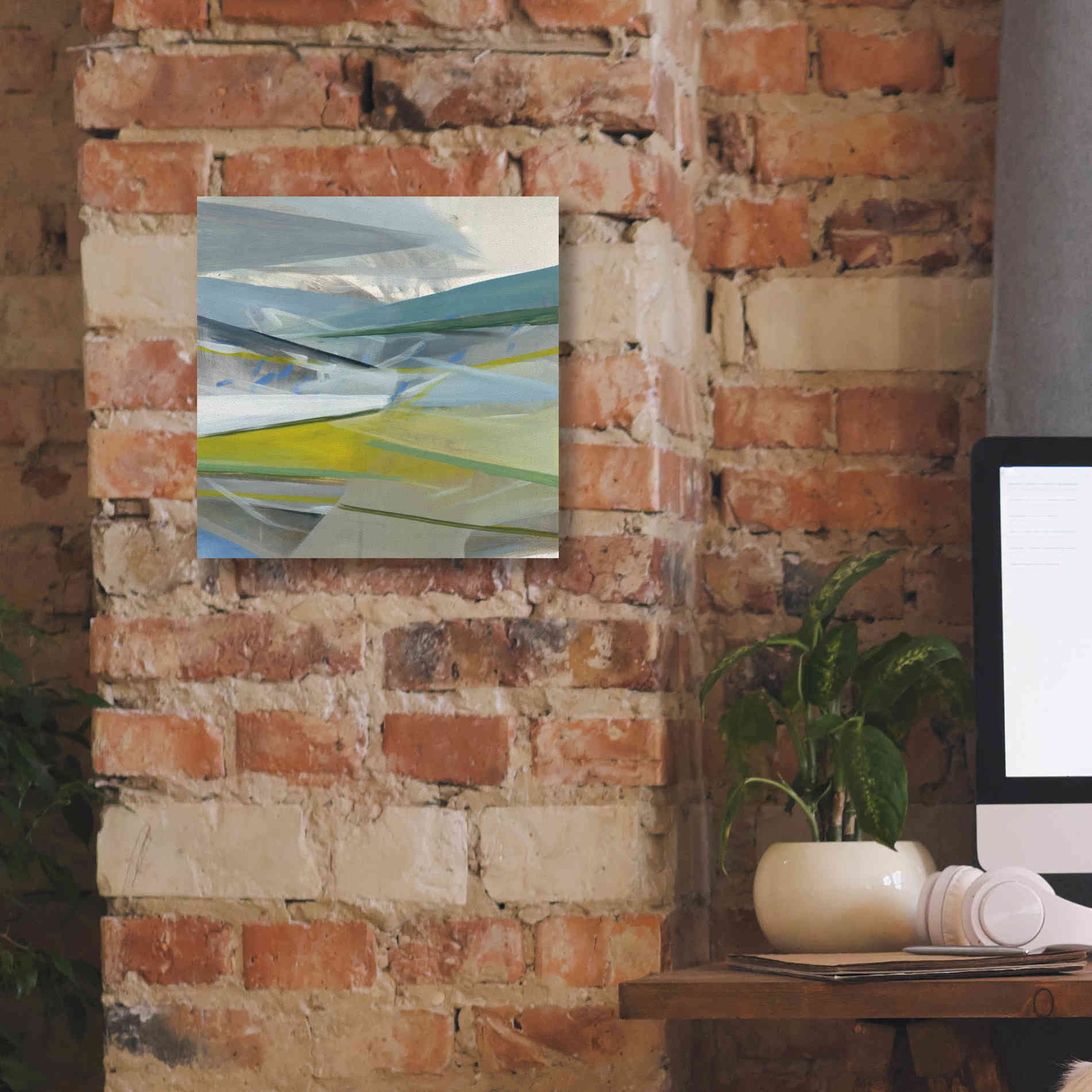 'Reaching Out' by Jo Maye, Canvas Wall Art,12 x 12
