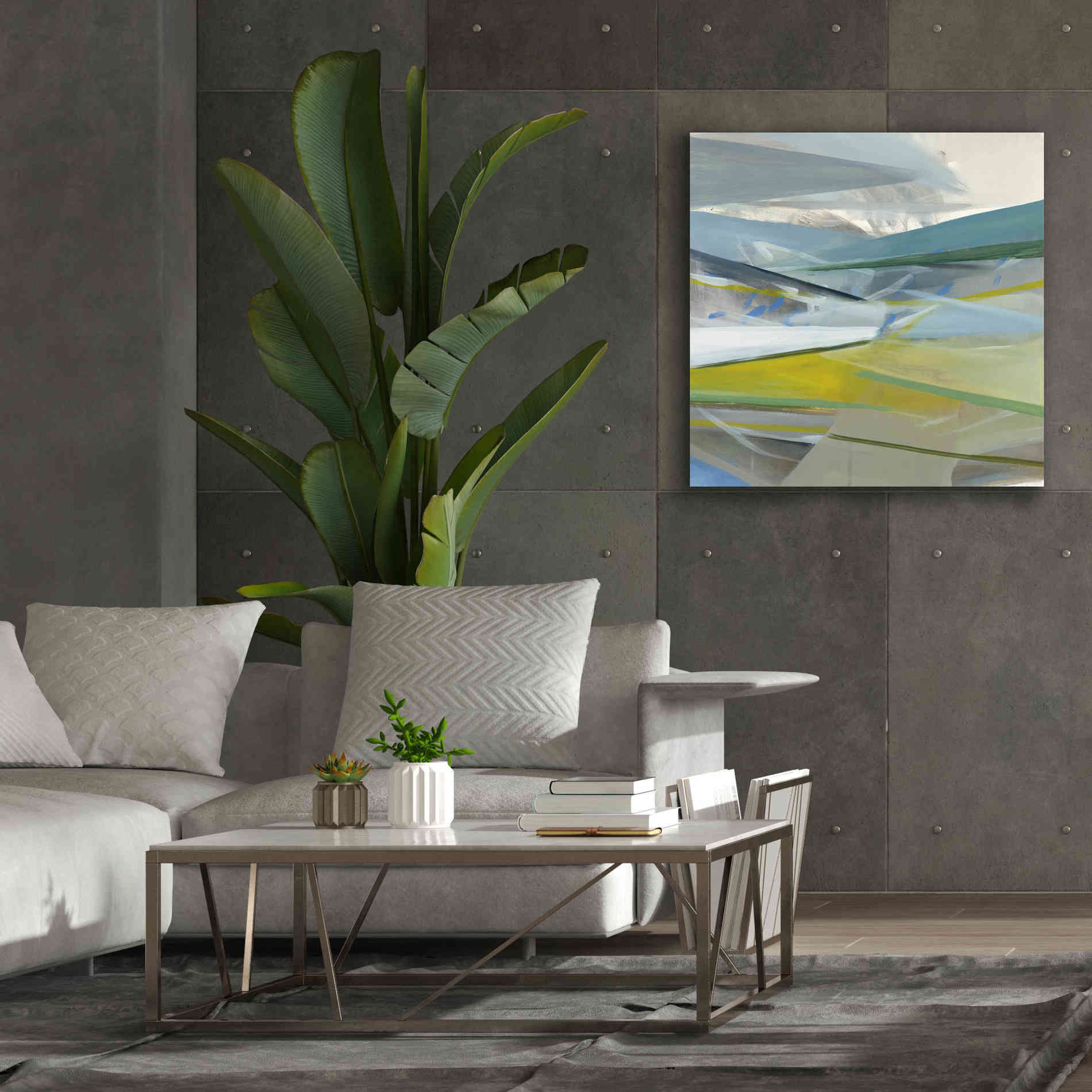 'Reaching Out' by Jo Maye, Canvas Wall Art,37 x 37