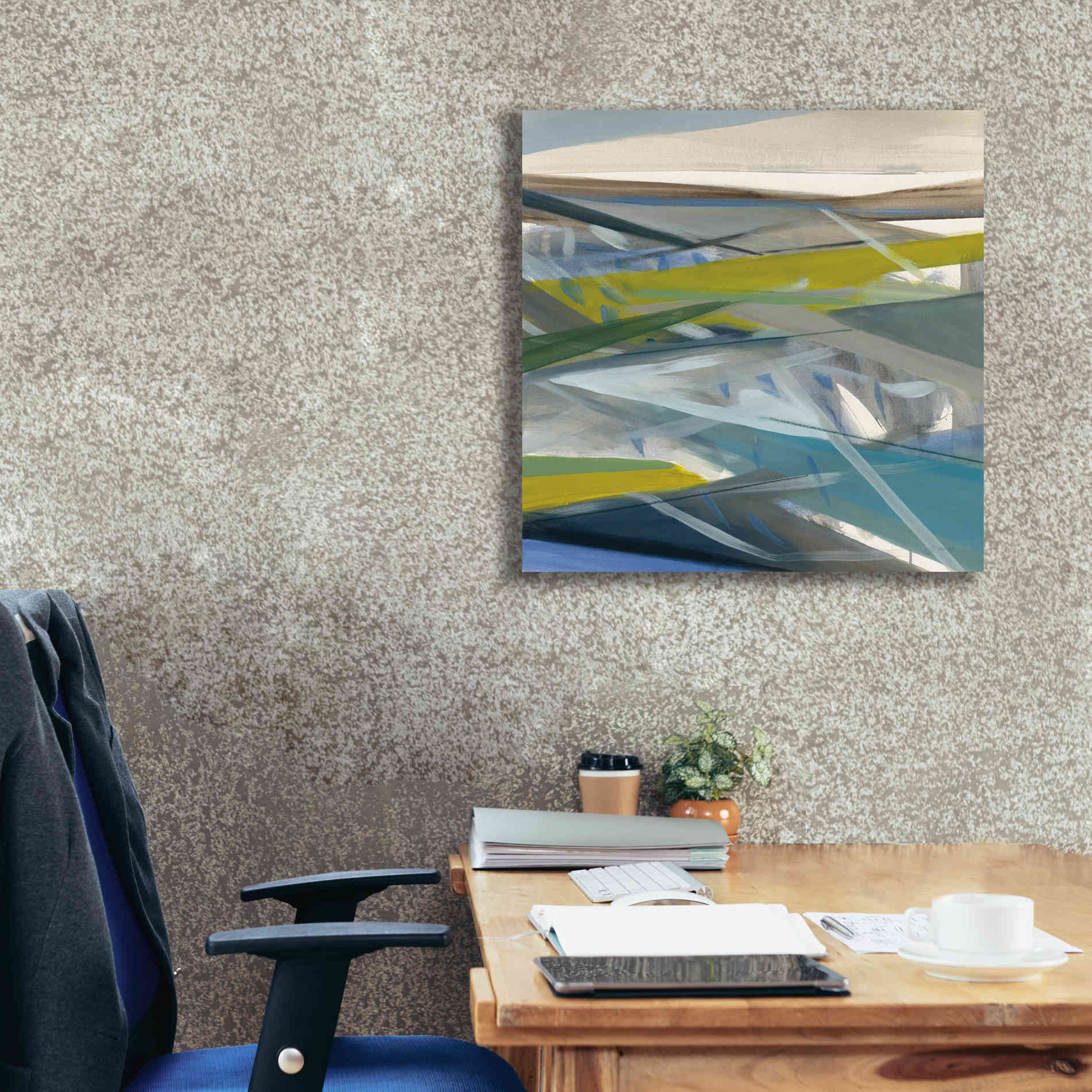 'Reaching Forward' by Jo Maye, Canvas Wall Art,26 x 26