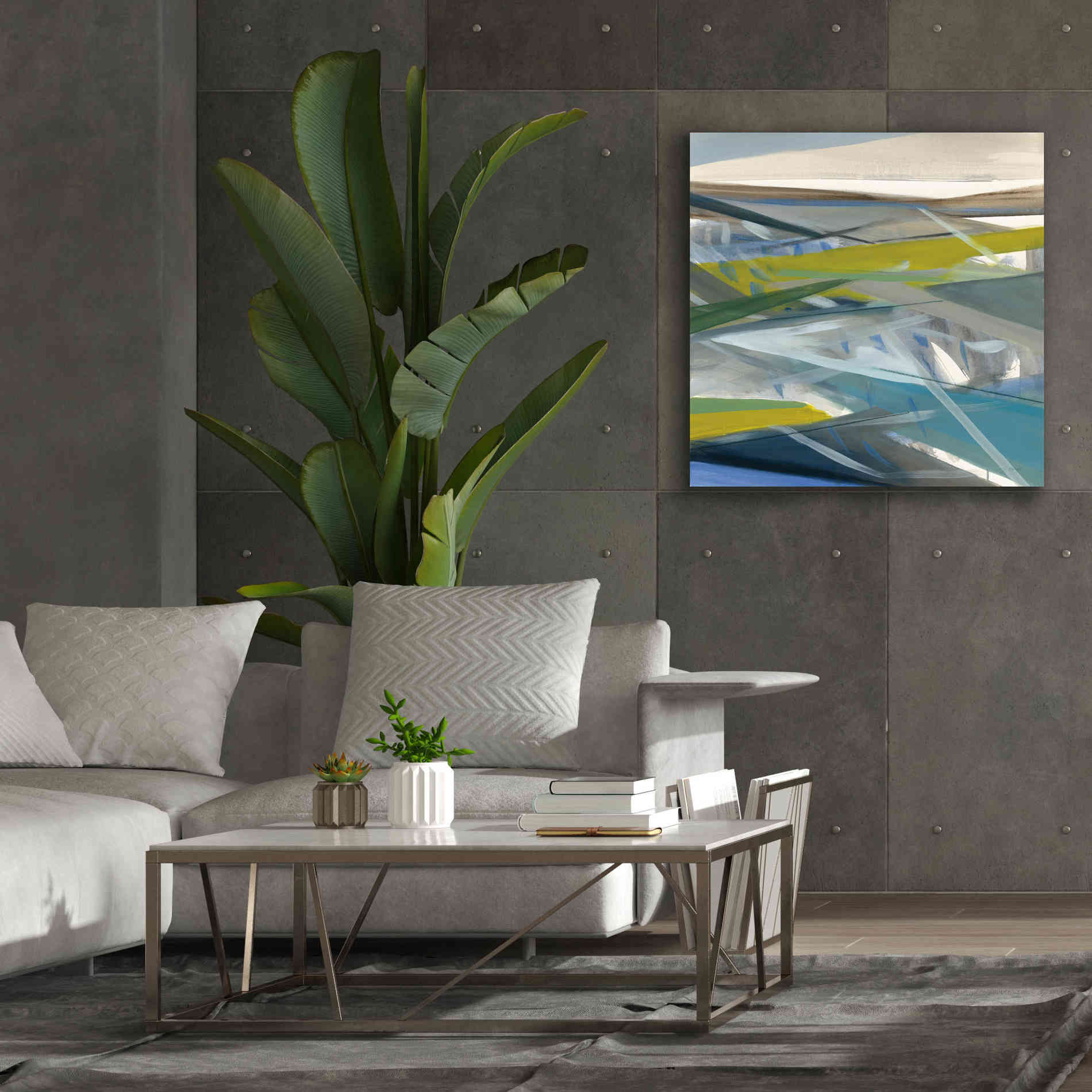 'Reaching Forward' by Jo Maye, Canvas Wall Art,37 x 37