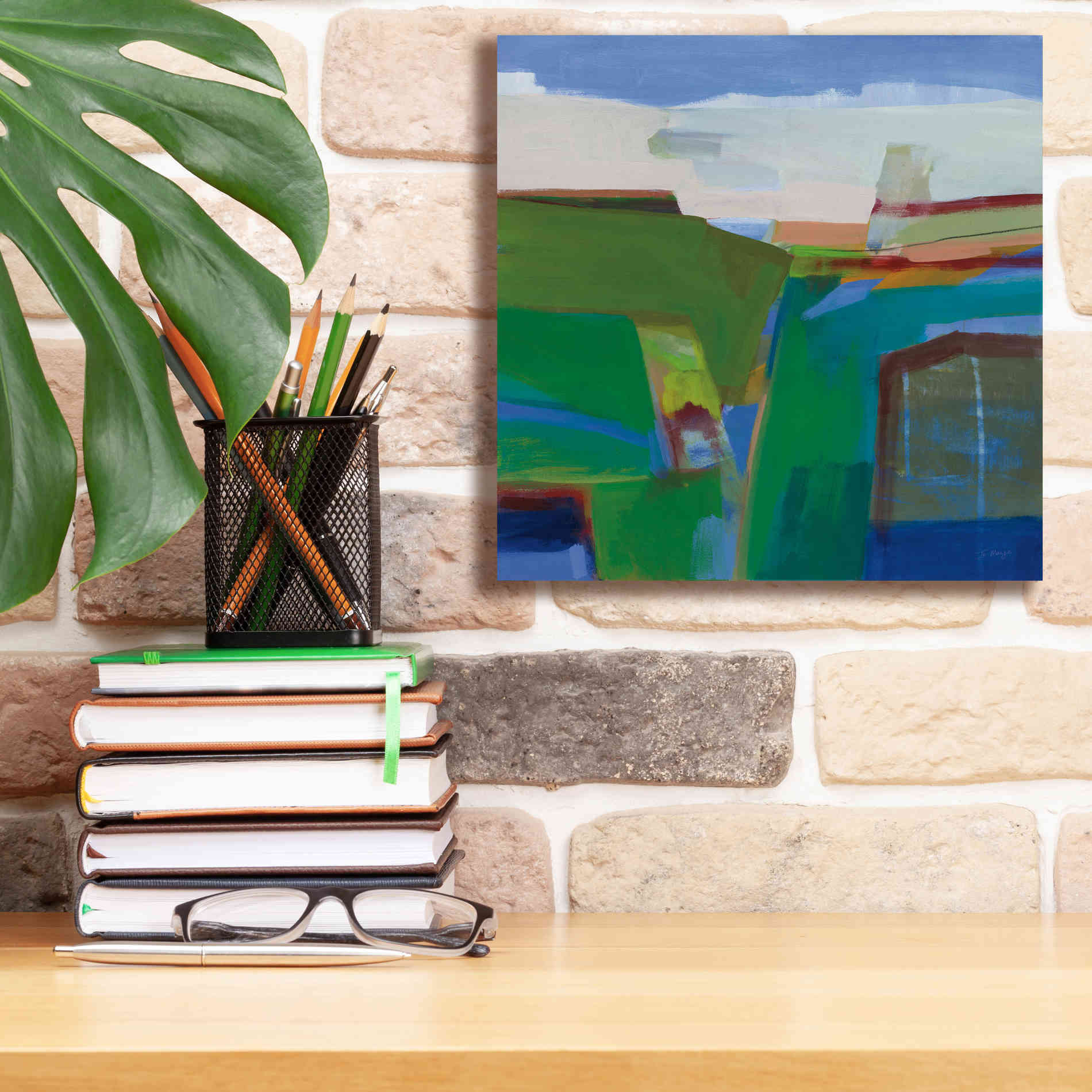 'Clear Day' by Jo Maye, Canvas Wall Art,12 x 12