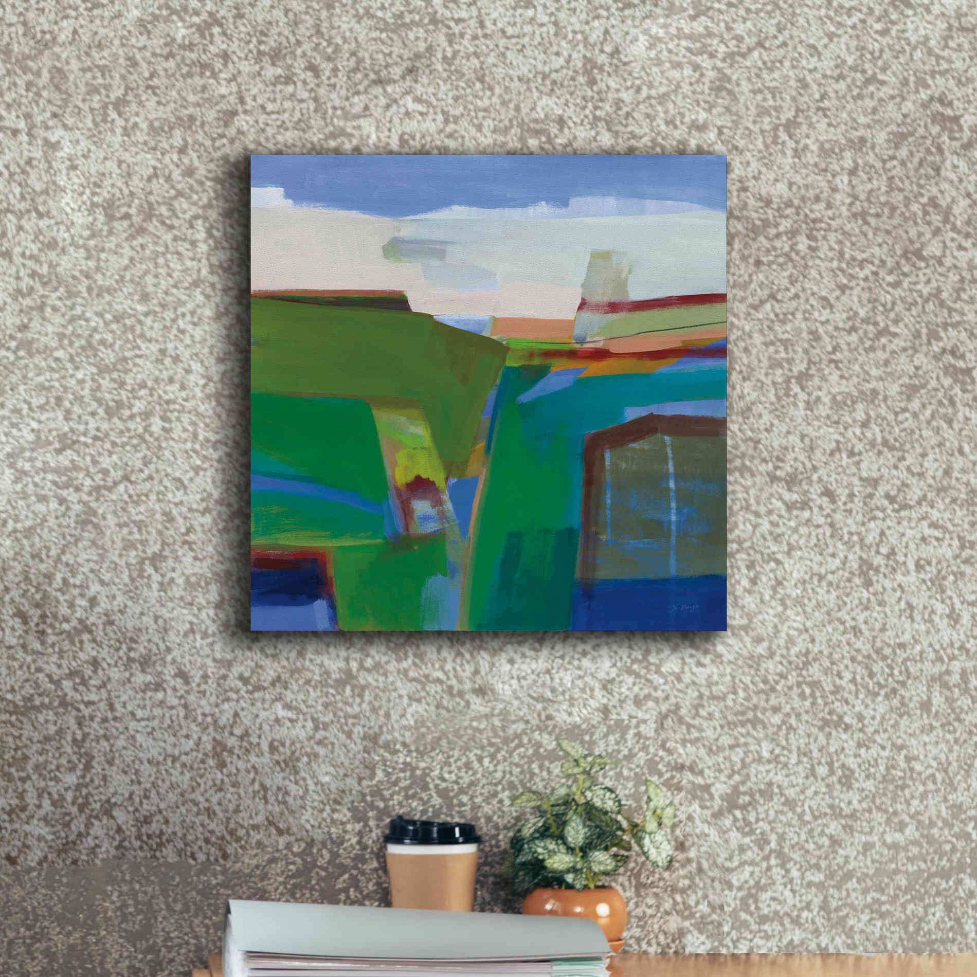 'Clear Day' by Jo Maye, Canvas Wall Art,18 x 18