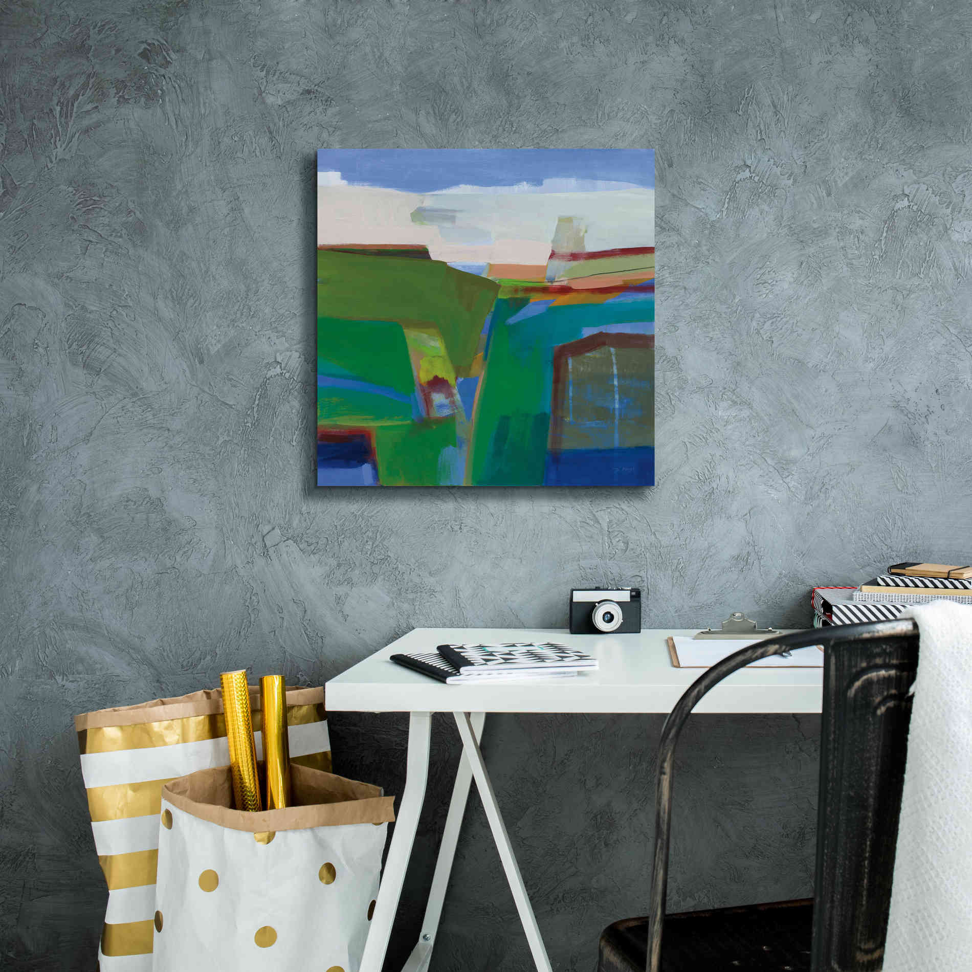 'Clear Day' by Jo Maye, Canvas Wall Art,18 x 18