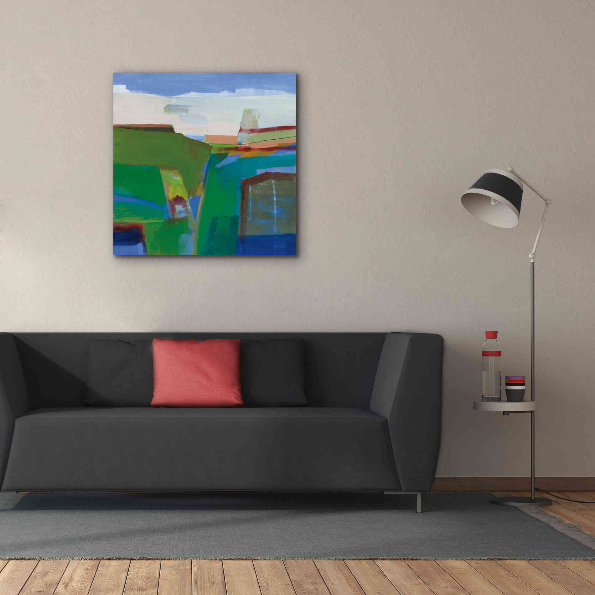 'Clear Day' by Jo Maye, Canvas Wall Art,37 x 37