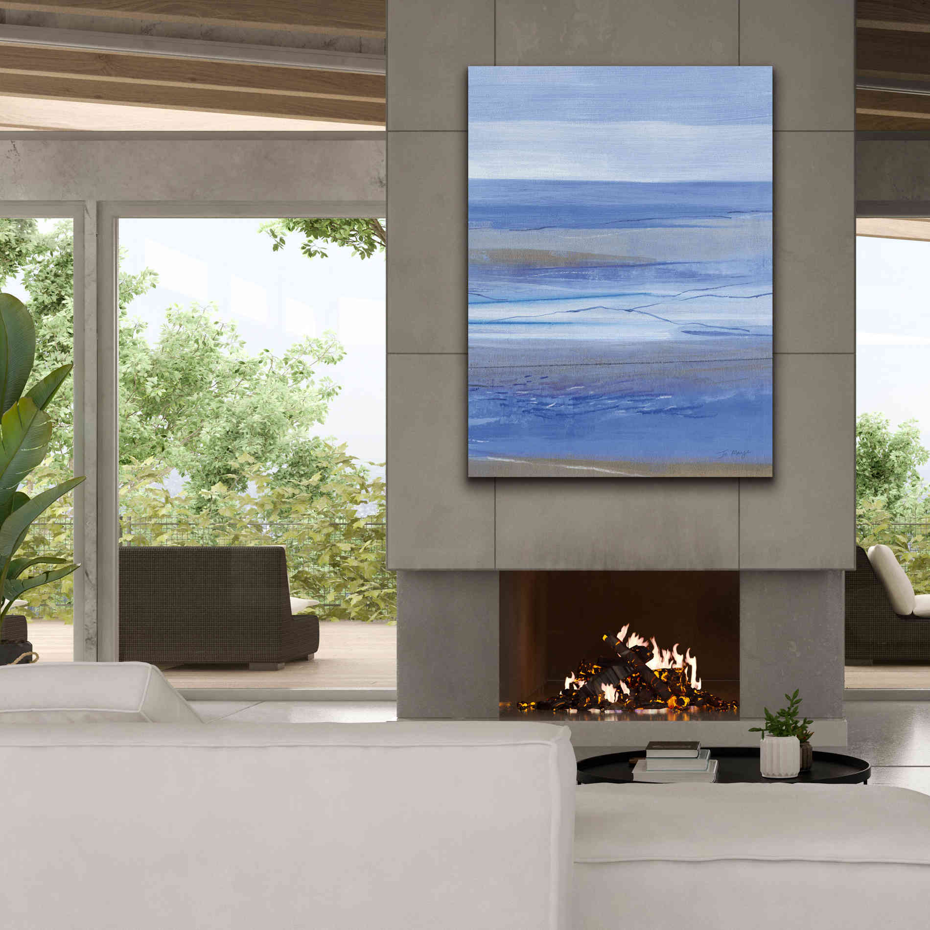 'Summer Morning III' by Jo Maye, Canvas Wall Art,40 x 54