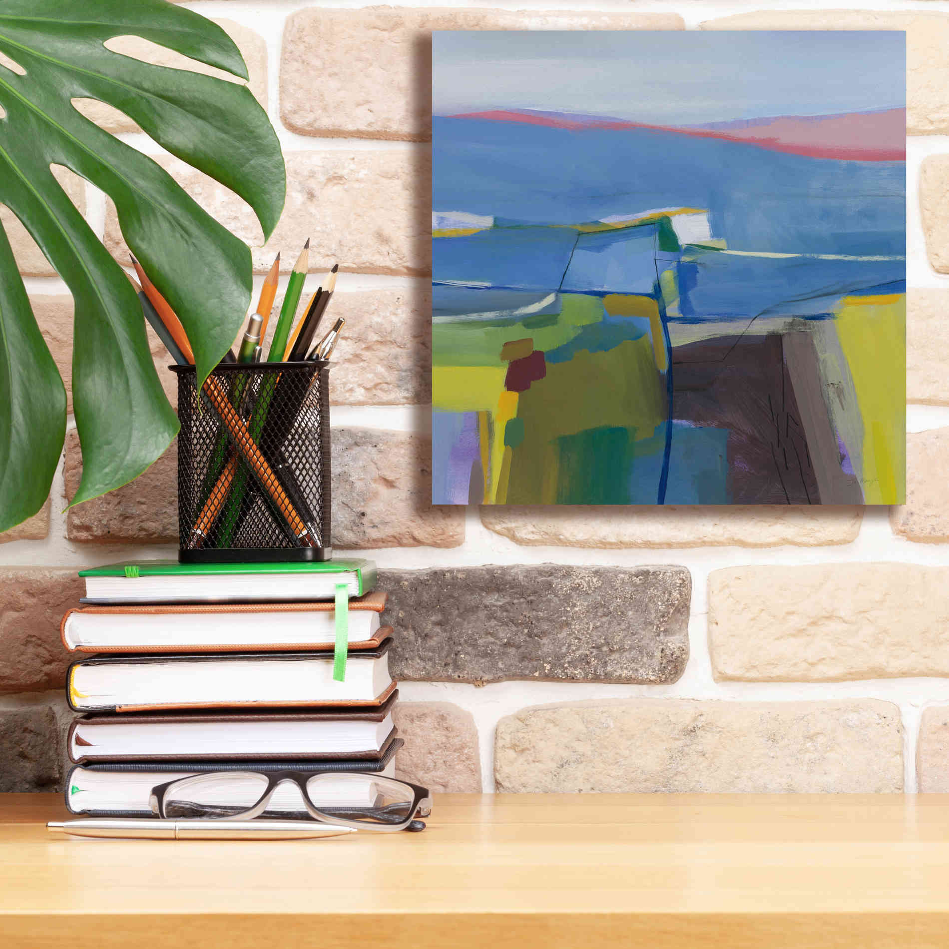 'Hill Side' by Jo Maye, Canvas Wall Art,12 x 12