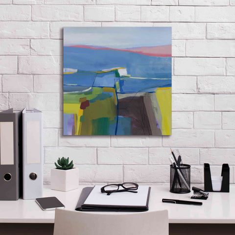 Image of 'Hill Side' by Jo Maye, Canvas Wall Art,18 x 18