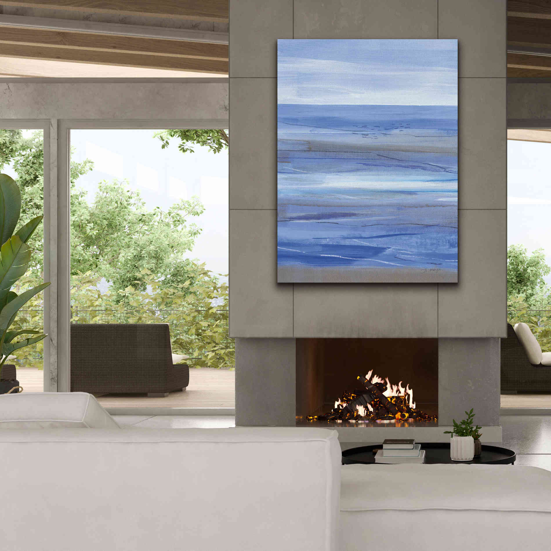 'Summer Morning II' by Jo Maye, Canvas Wall Art,40 x 54