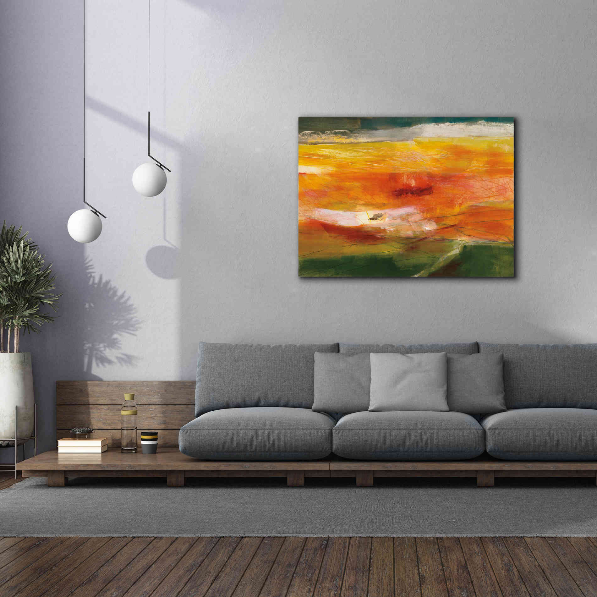 'Bog Journey' by Jo Maye, Canvas Wall Art,54 x 40