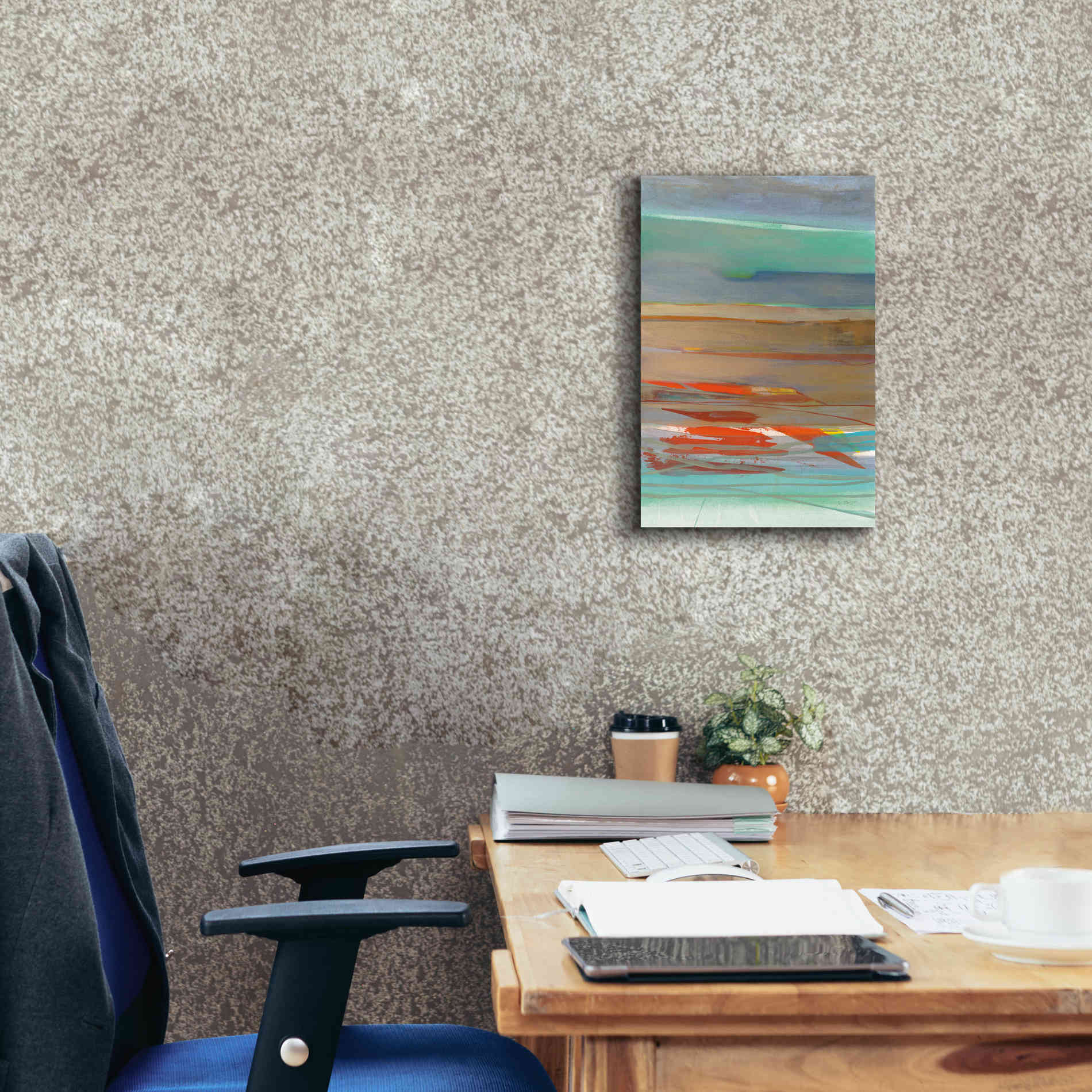 'Layers' by Jo Maye, Canvas Wall Art,12 x 18
