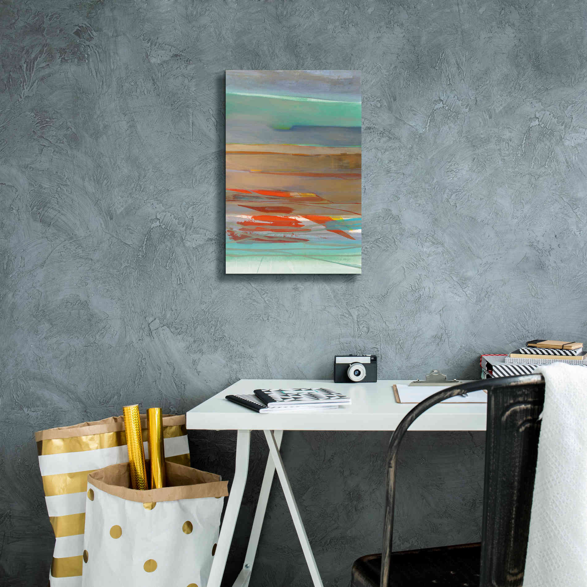 'Layers' by Jo Maye, Canvas Wall Art,12 x 18