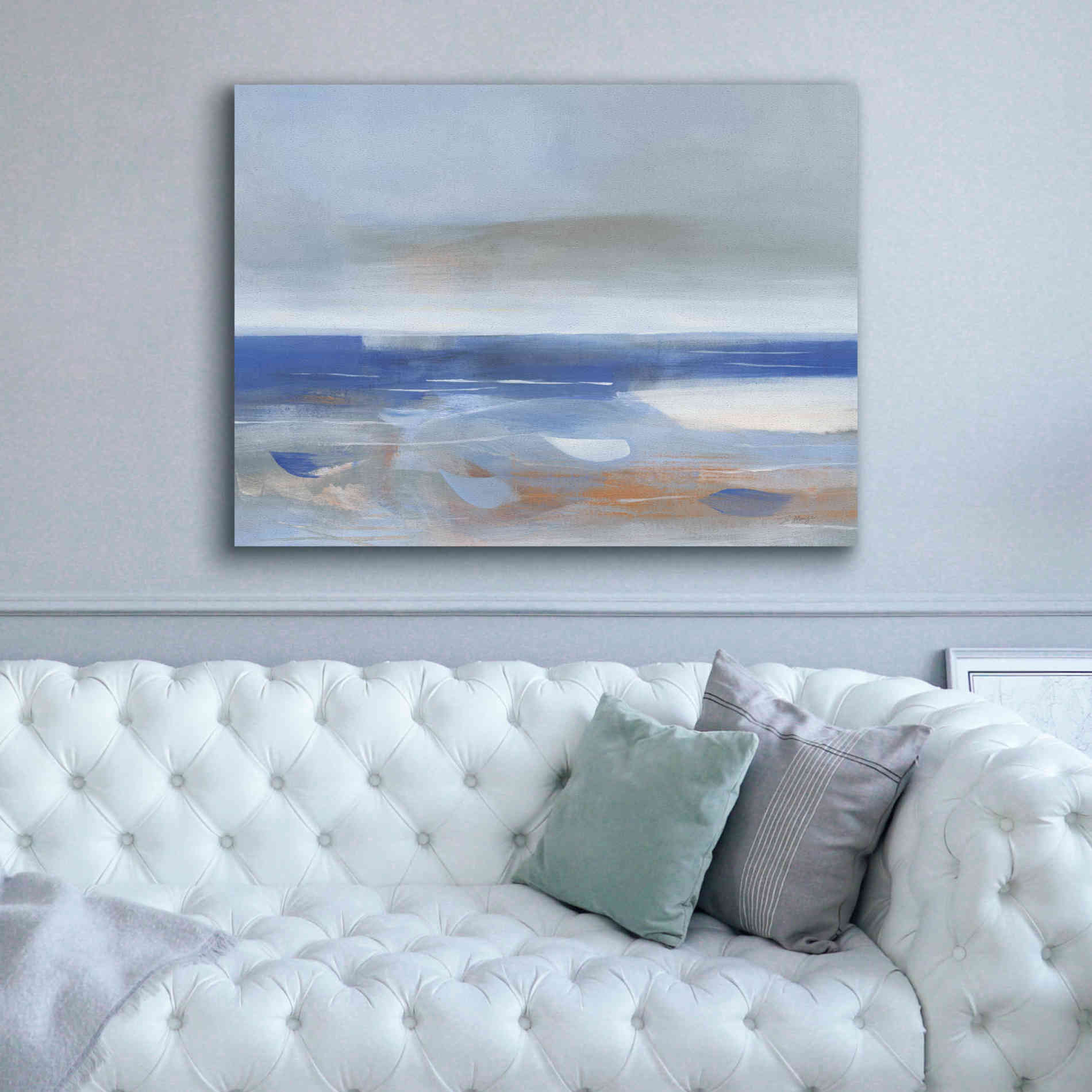 'Calm Sea' by Jo Maye, Canvas Wall Art,54 x 40