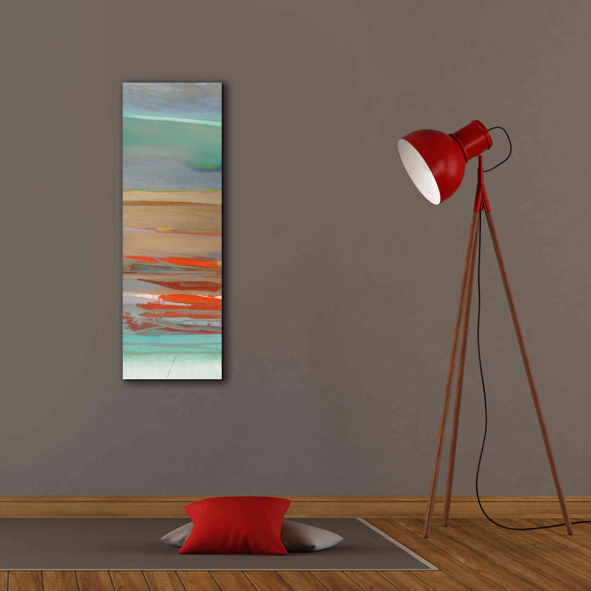 'Layers II' by Jo Maye, Canvas Wall Art,12 x 36