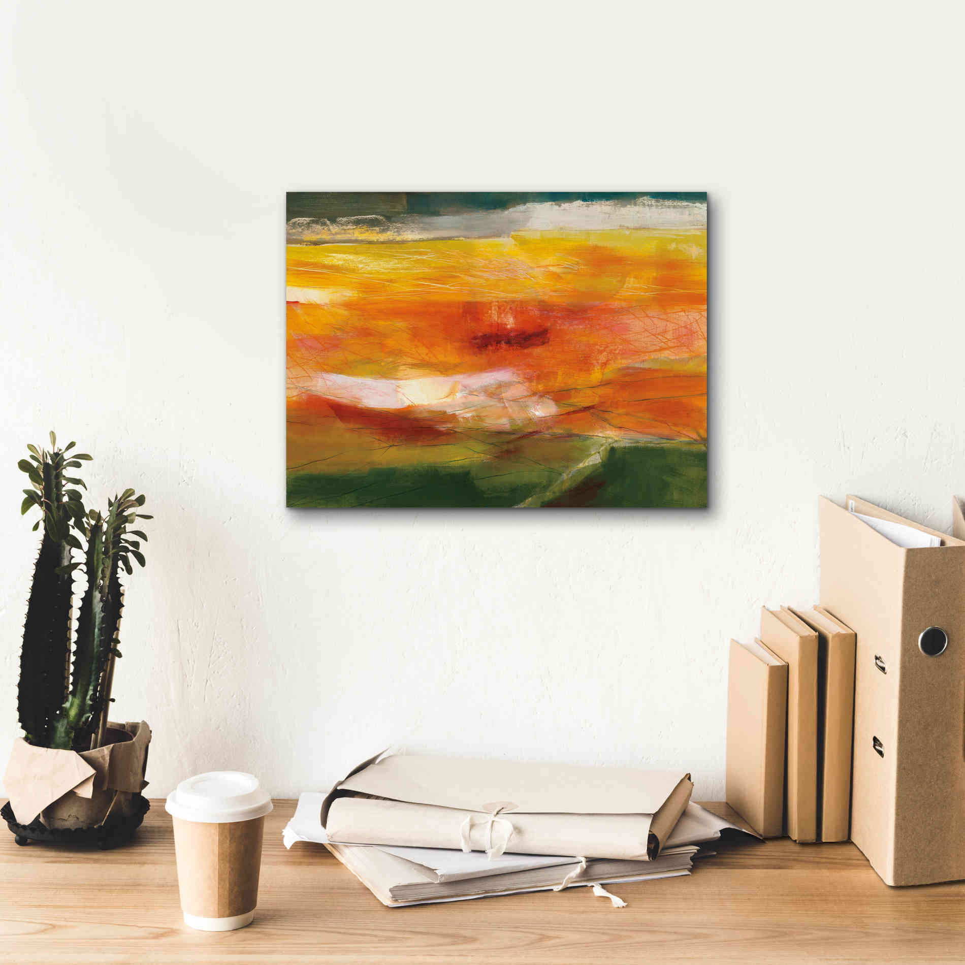 'Bog Journey v2' by Jo Maye, Canvas Wall Art,16 x 12