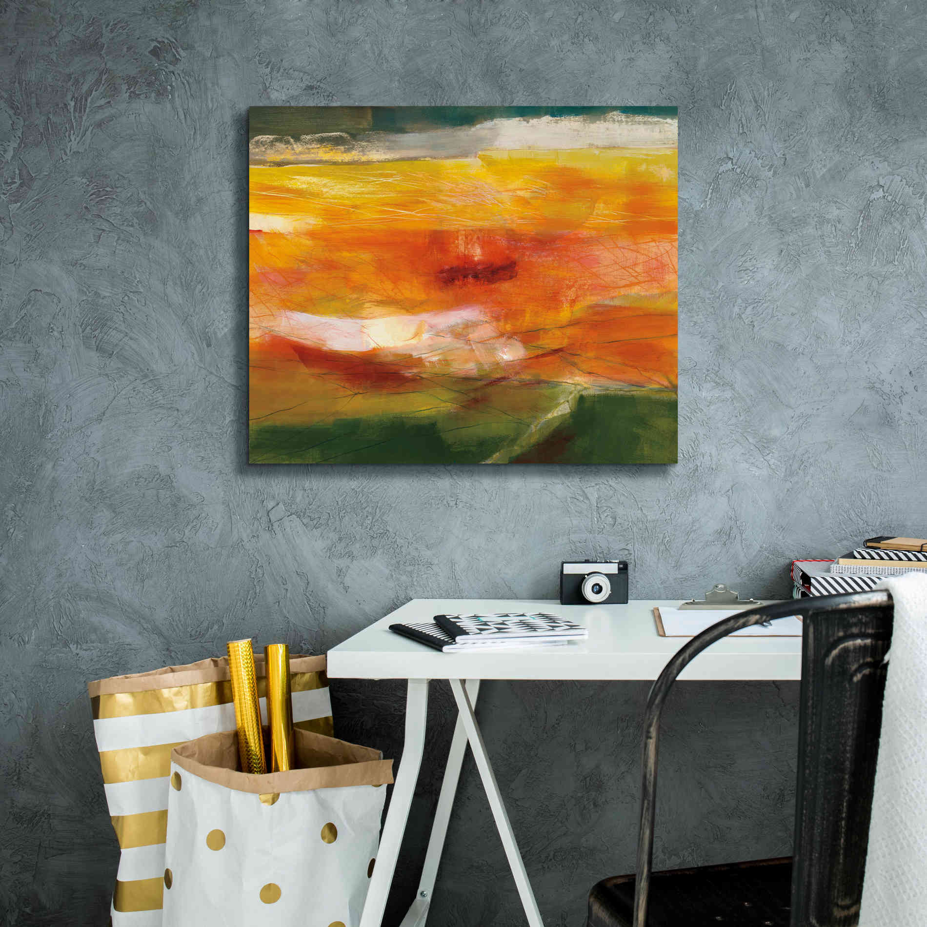 'Bog Journey v2' by Jo Maye, Canvas Wall Art,24 x 20