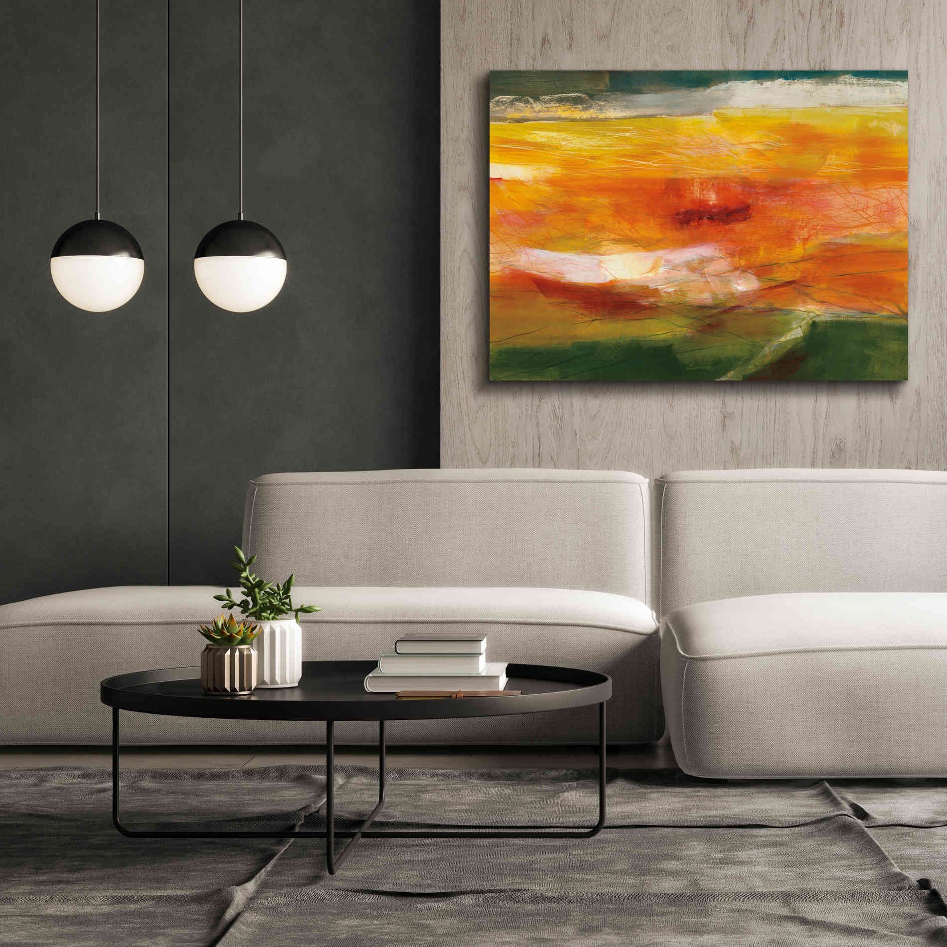 'Bog Journey v2' by Jo Maye, Canvas Wall Art,54 x 40