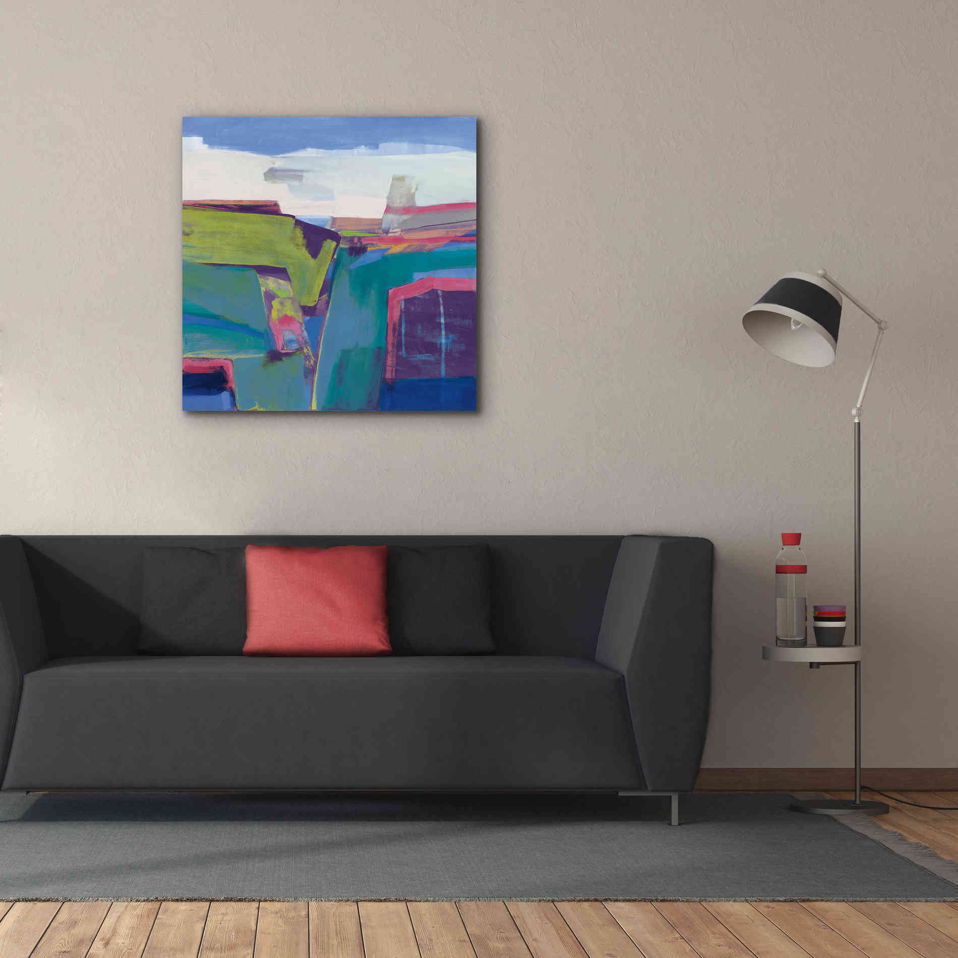 'Clear Day Bright' by Jo Maye, Canvas Wall Art,37 x 37
