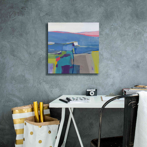 Image of 'Hill Side Bright' by Jo Maye, Canvas Wall Art,18 x 18