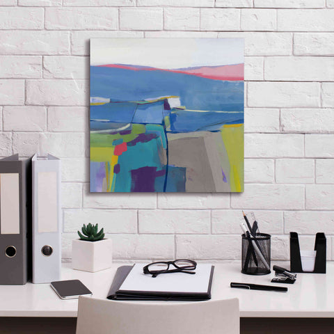 Image of 'Hill Side Bright' by Jo Maye, Canvas Wall Art,18 x 18