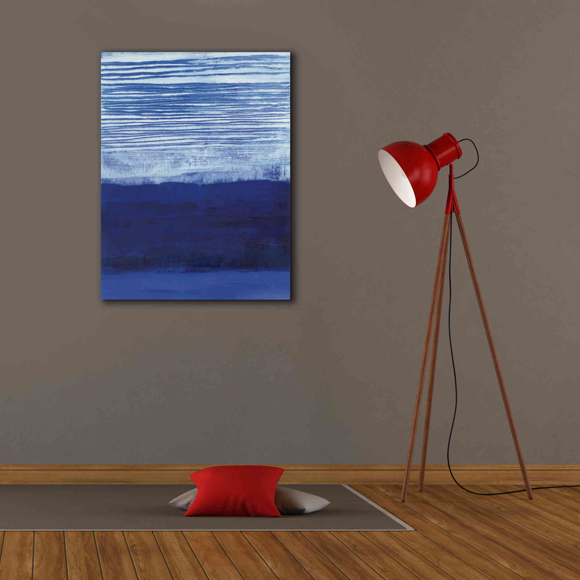 'Blue Haze' by Jo Maye, Canvas Wall Art,26 x 34