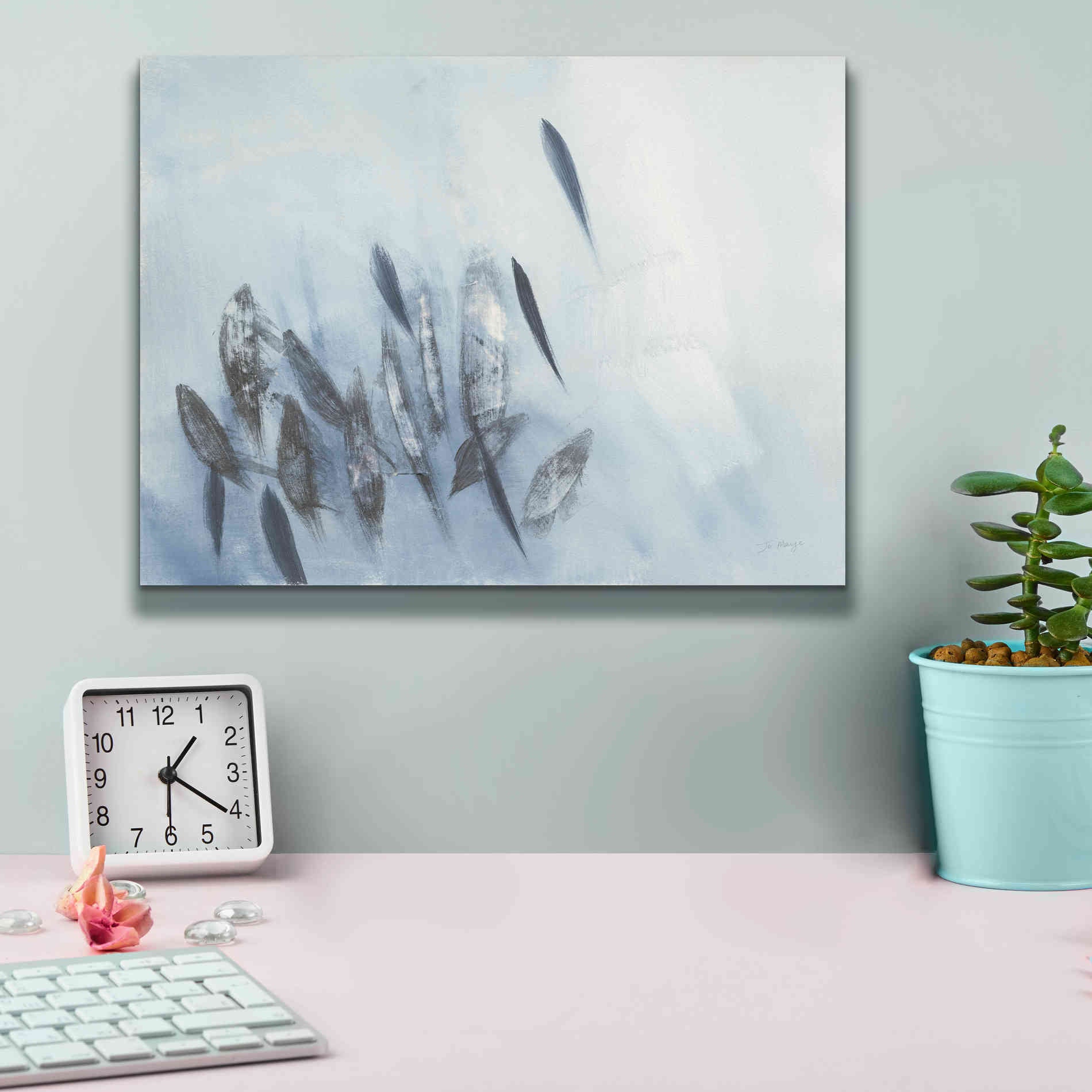 'Gently Waving' by Jo Maye, Canvas Wall Art,16 x 12