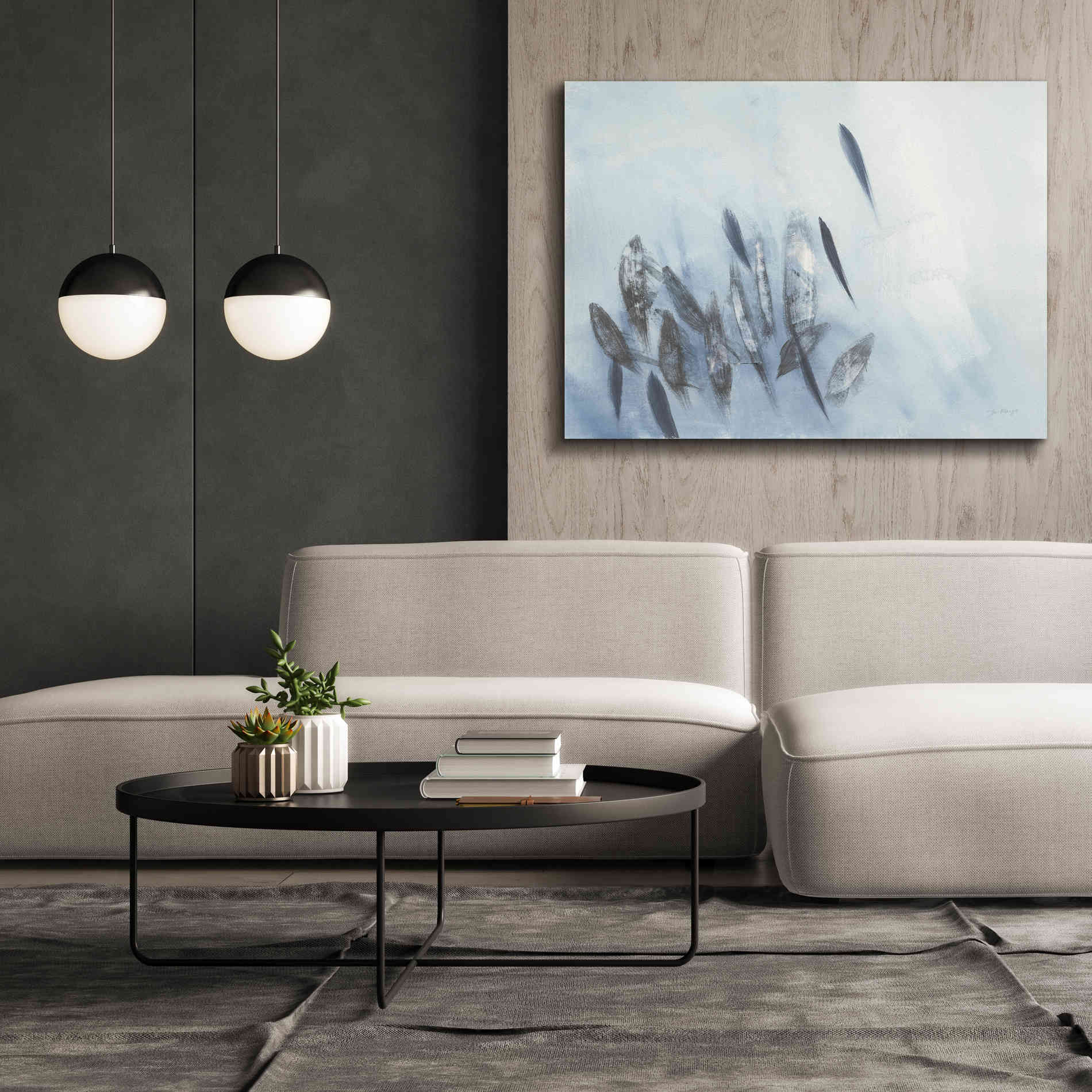 'Gently Waving' by Jo Maye, Canvas Wall Art,54 x 40