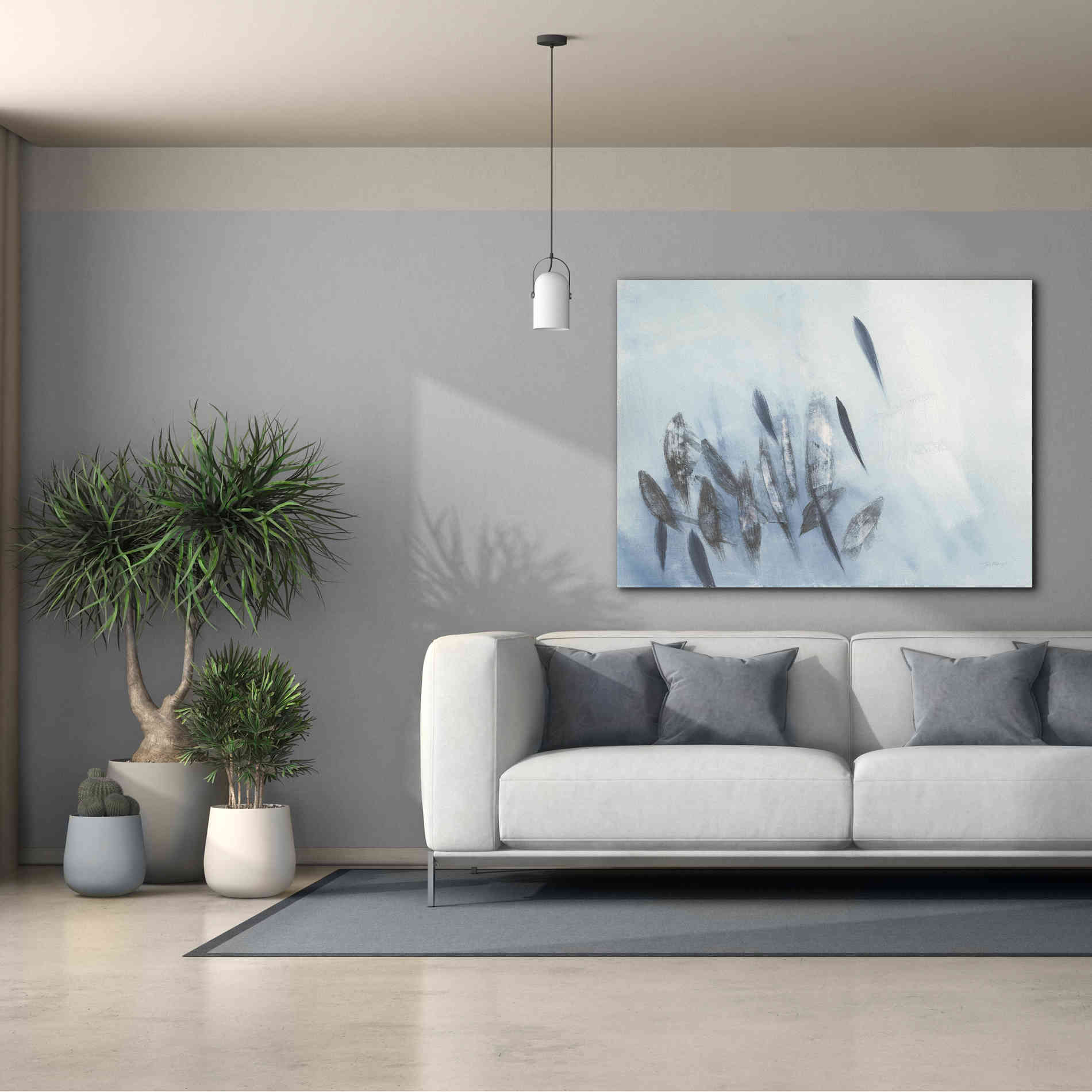 'Gently Waving' by Jo Maye, Canvas Wall Art,54 x 40