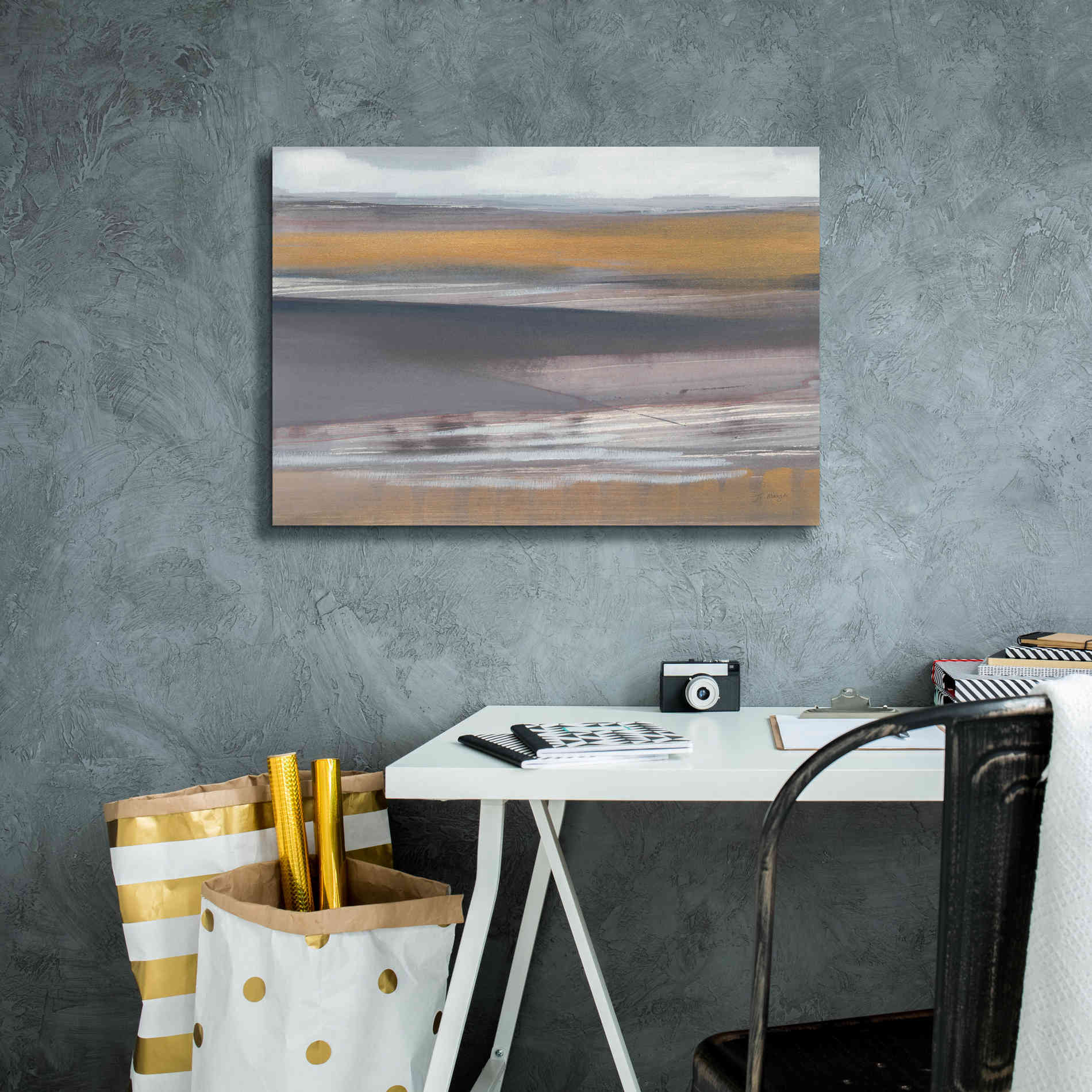 'Misty Morning' by Jo Maye, Canvas Wall Art,26 x 18