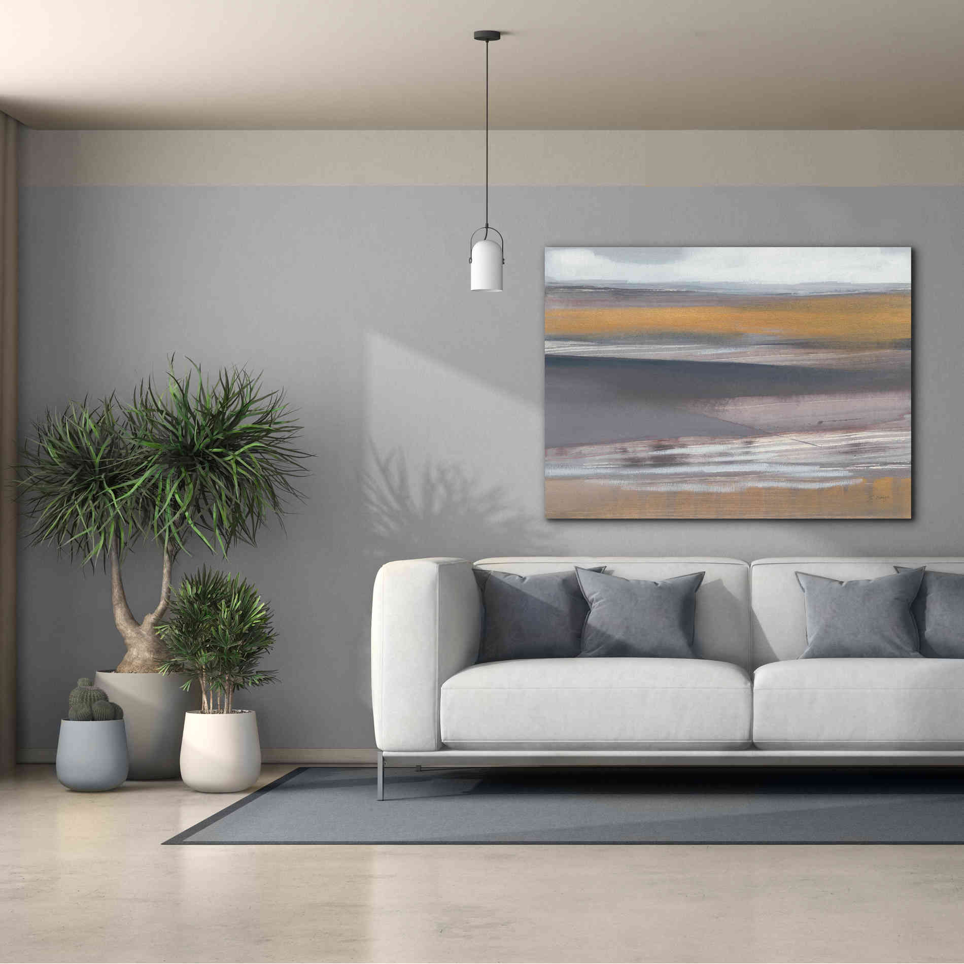 'Misty Morning' by Jo Maye, Canvas Wall Art,54 x 40