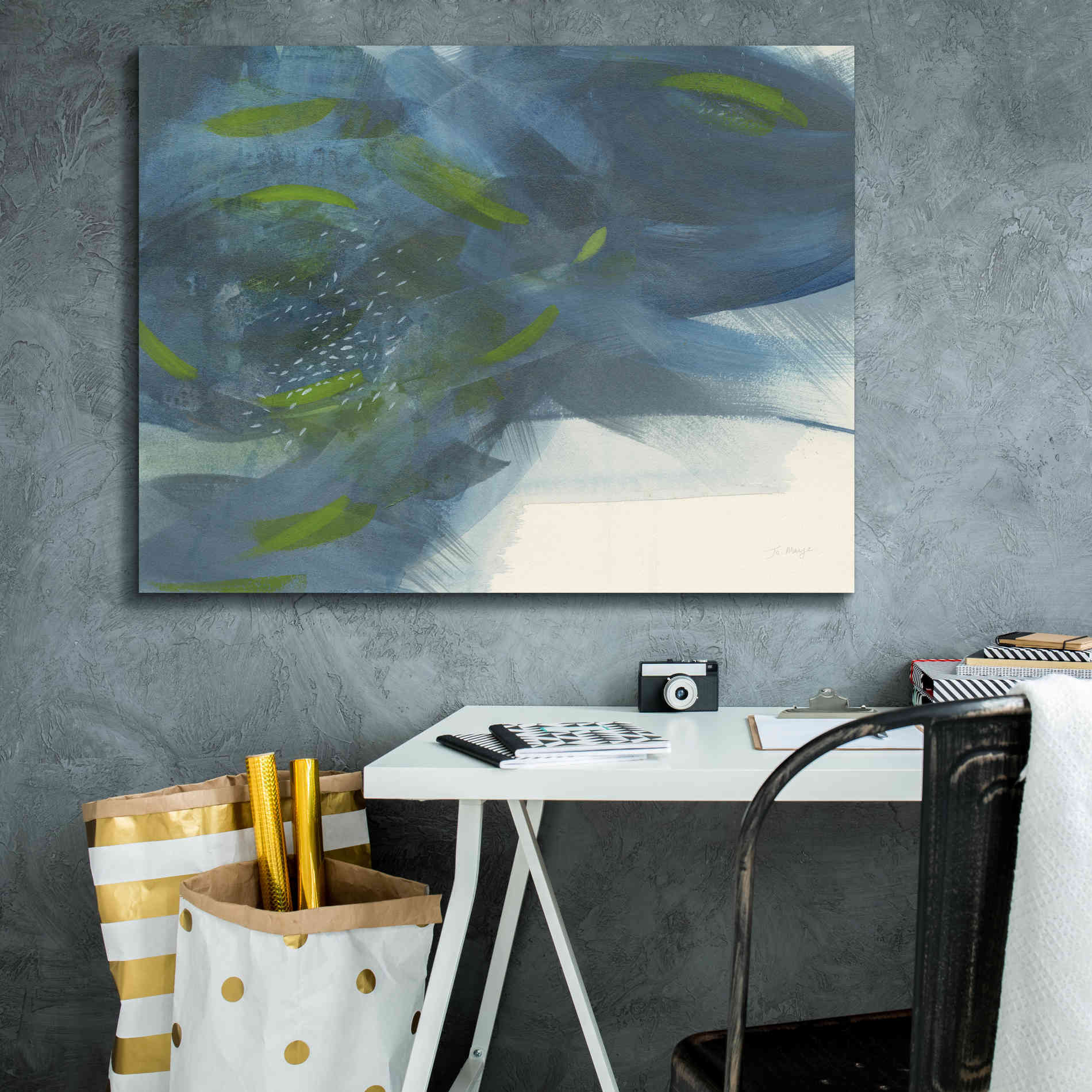 'Scatter' by Jo Maye, Canvas Wall Art,34 x 26