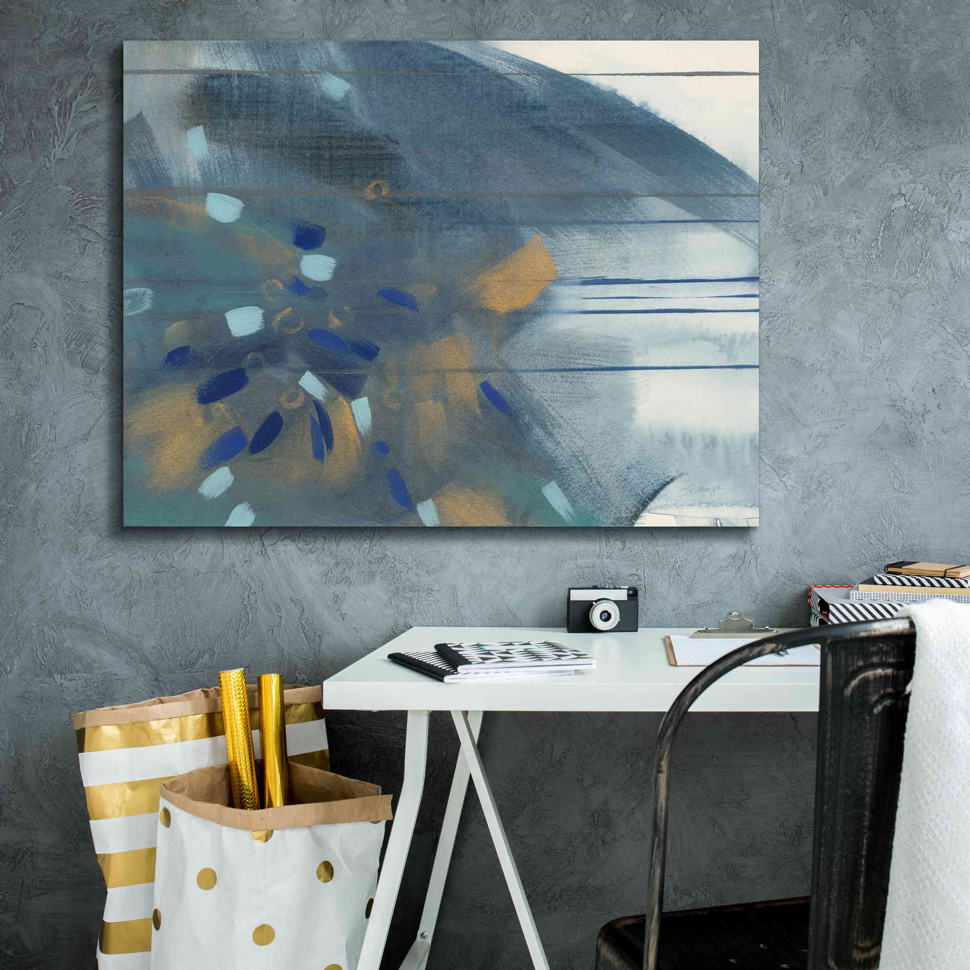 'Regal' by Jo Maye, Canvas Wall Art,34 x 26