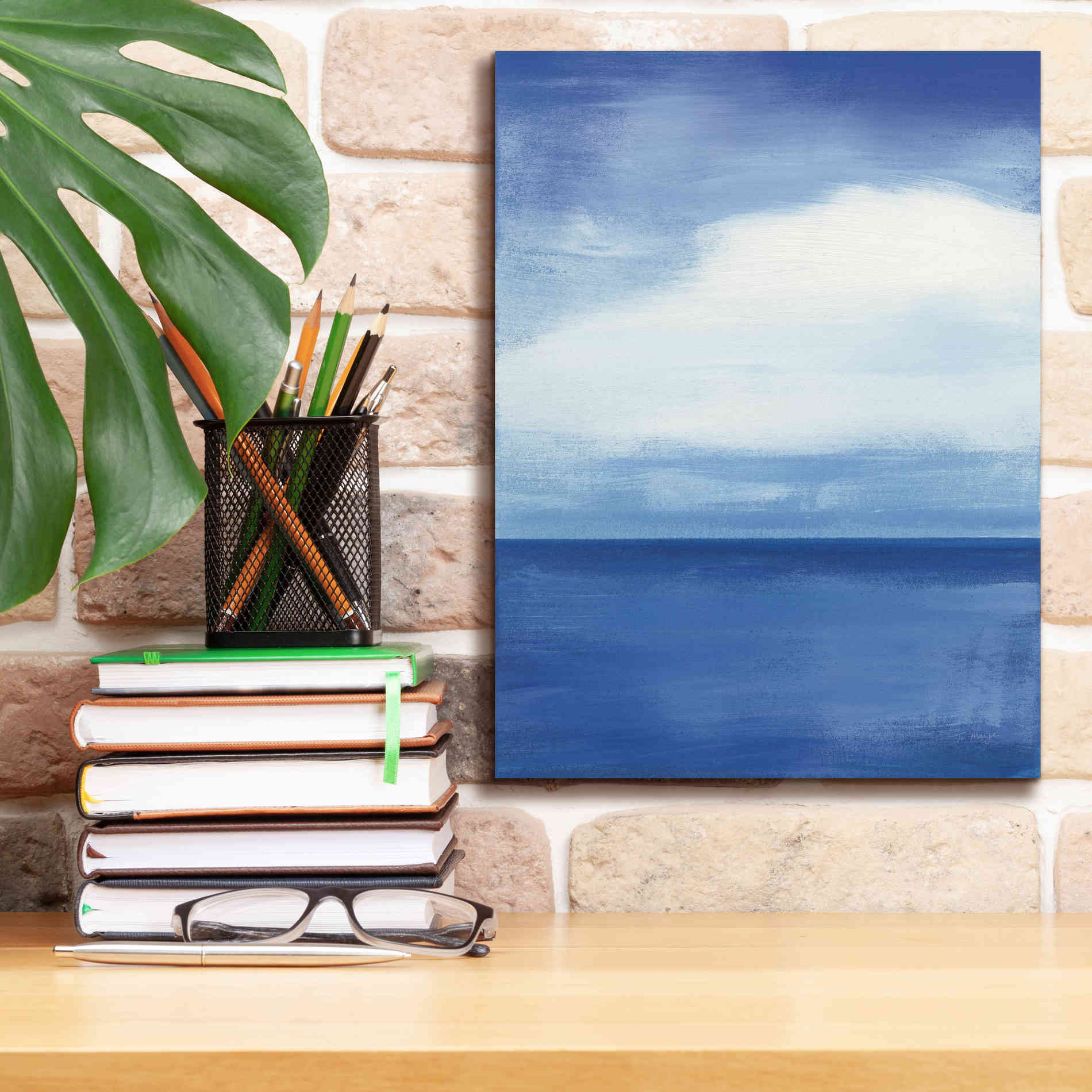 'Seascape I' by Jo Maye, Canvas Wall Art,12 x 16