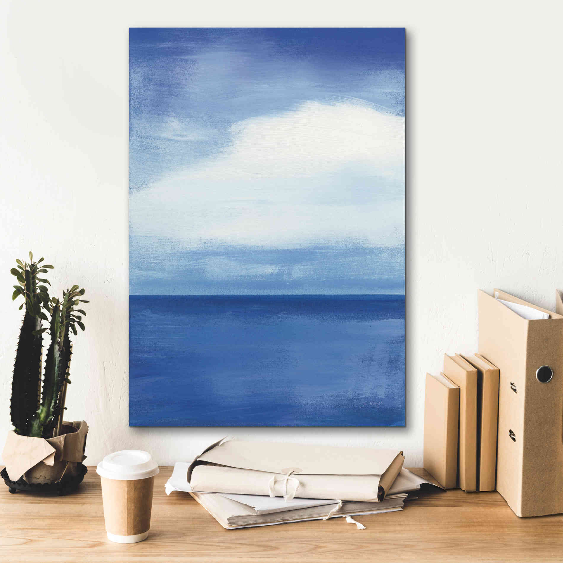 'Seascape I' by Jo Maye, Canvas Wall Art,18 x 26