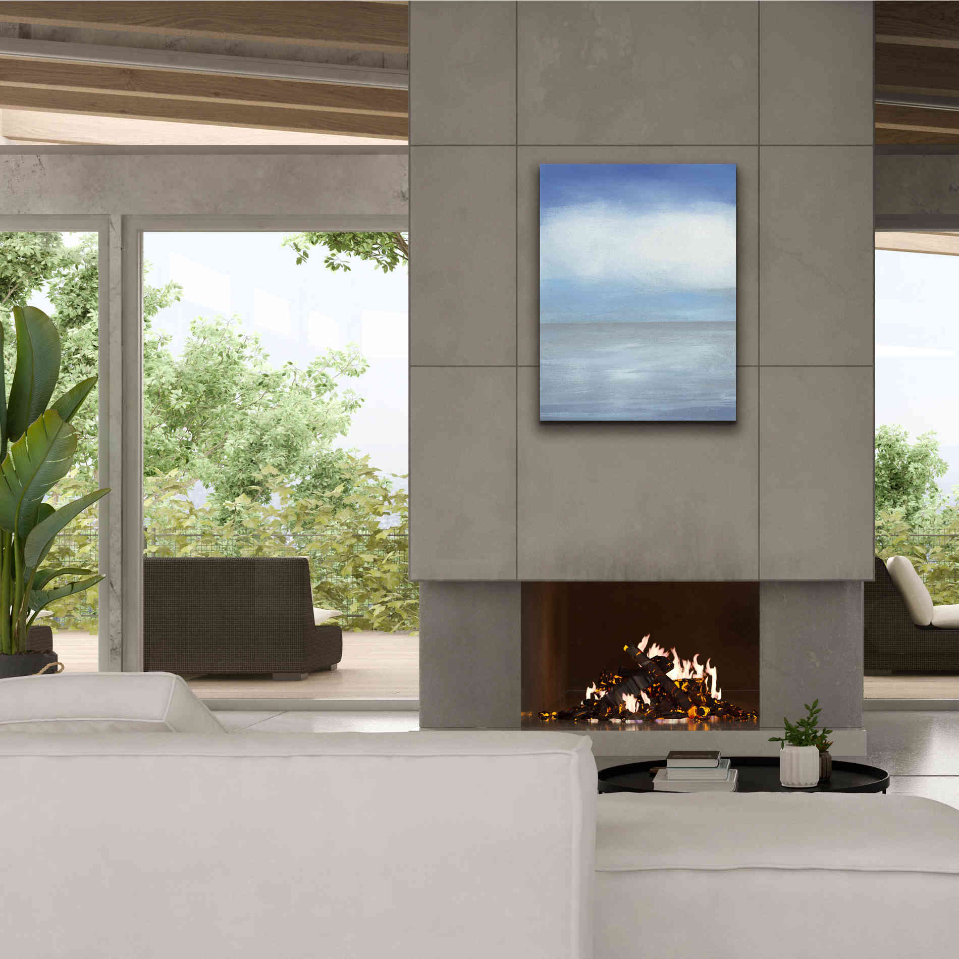 'Seascape II' by Jo Maye, Canvas Wall Art,26 x 34