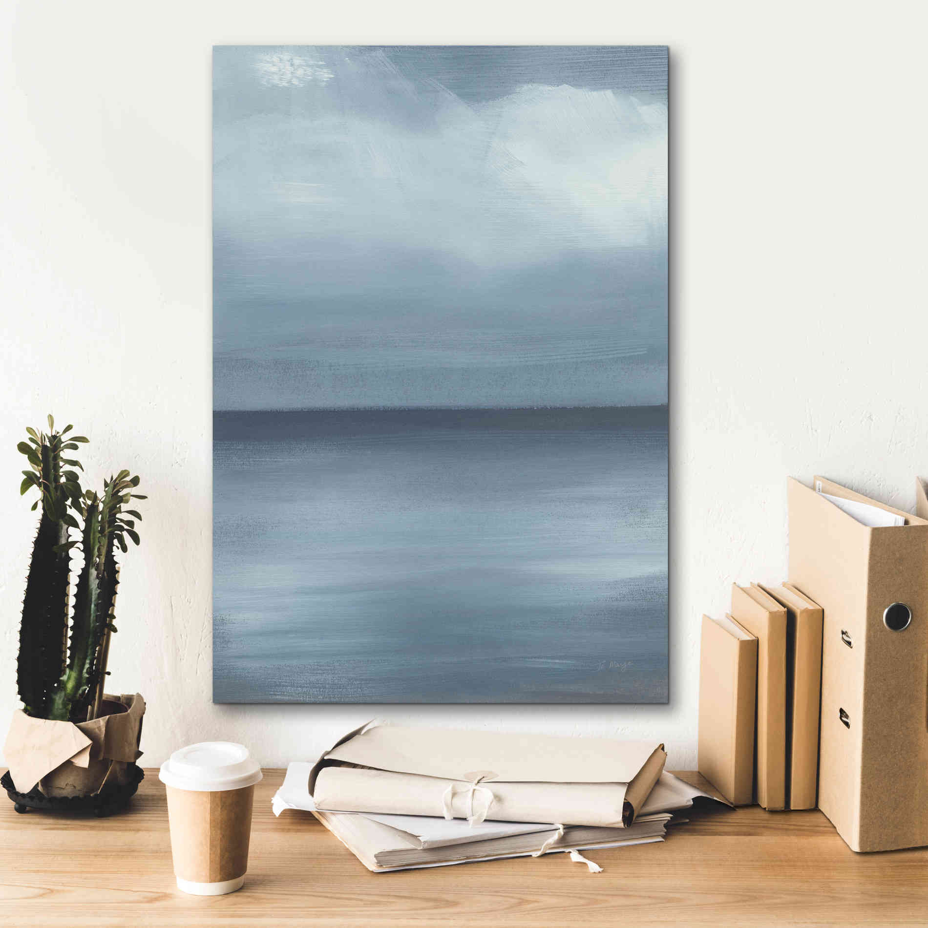 'Seascape III' by Jo Maye, Canvas Wall Art,18 x 26