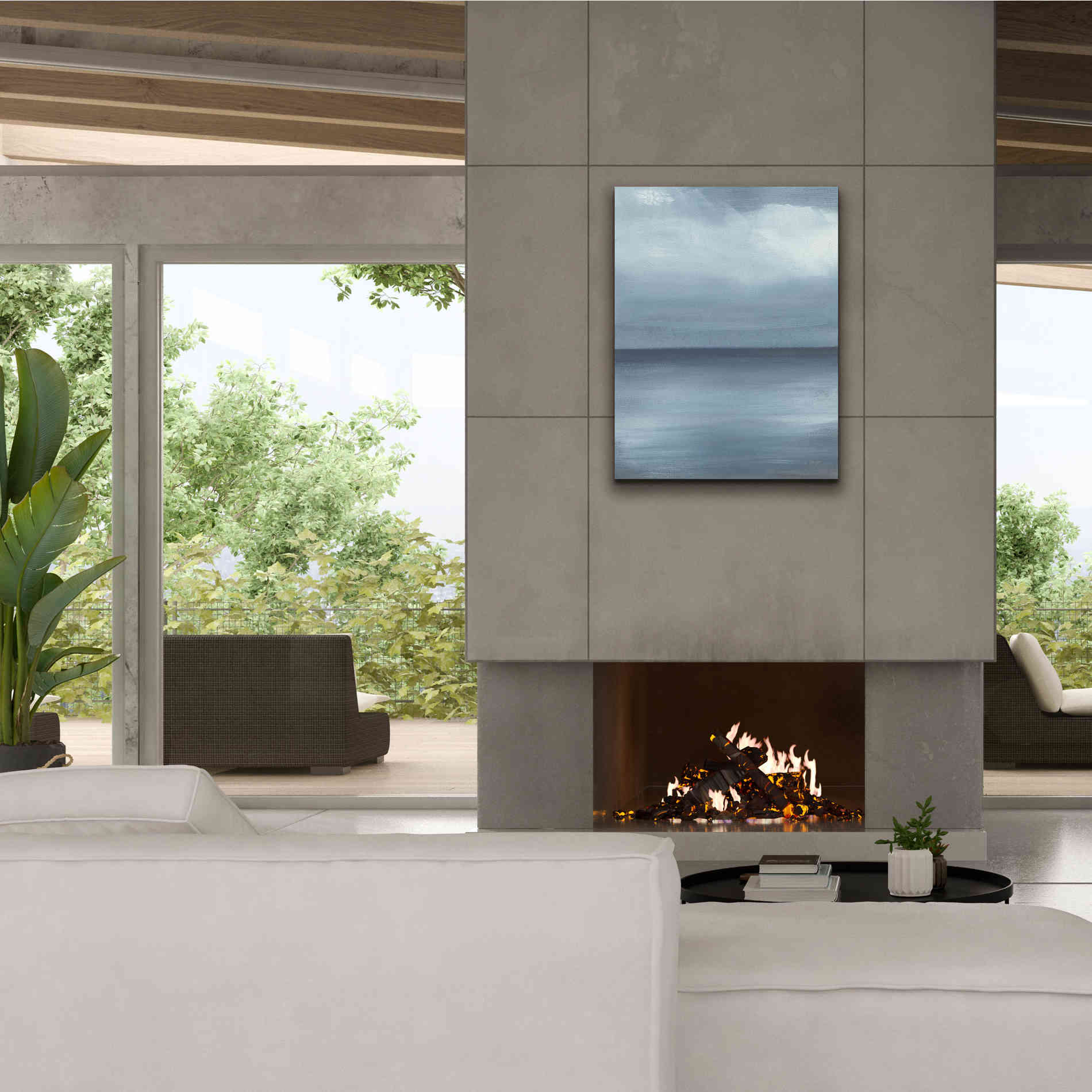 'Seascape III' by Jo Maye, Canvas Wall Art,26 x 34