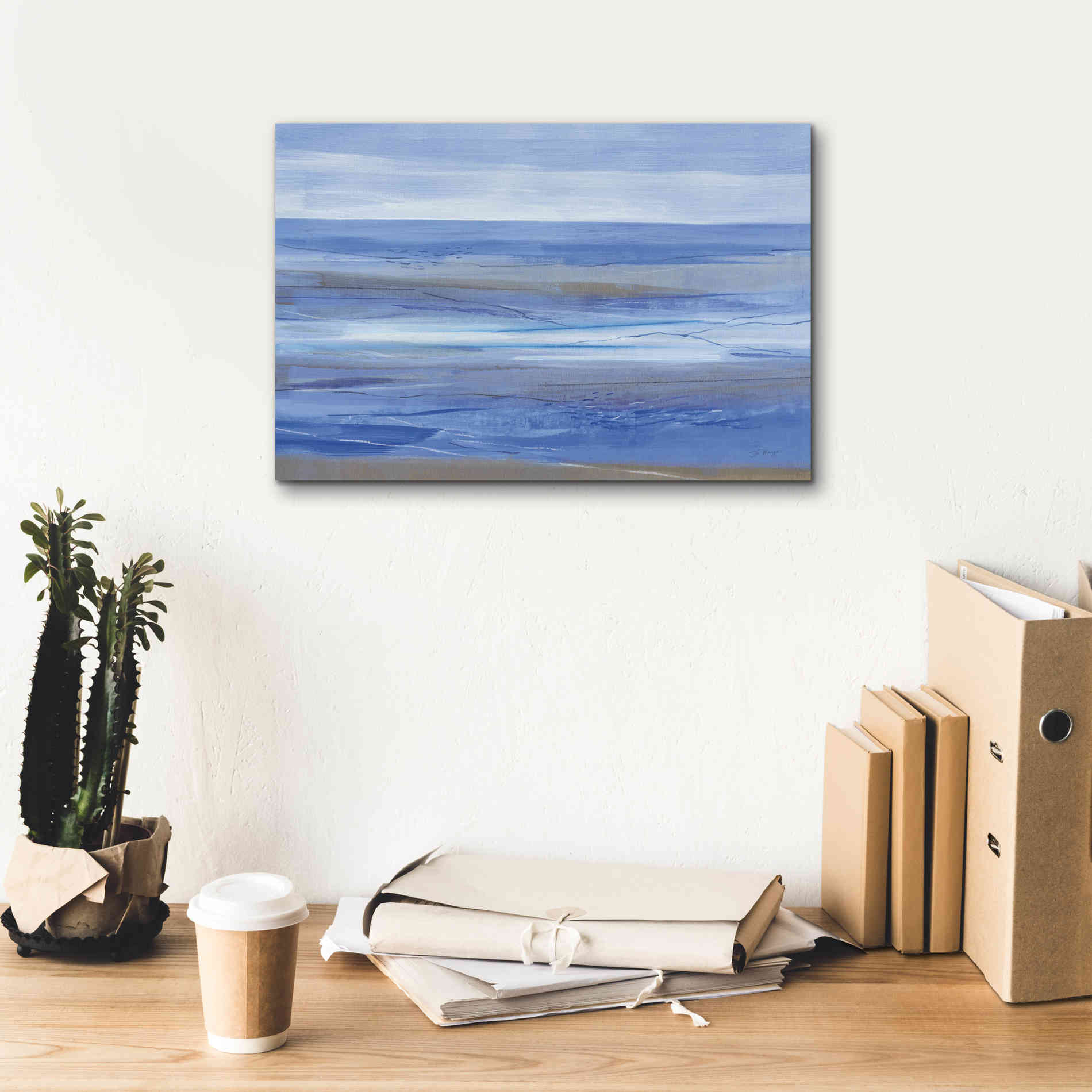 'Summer Morning' by Jo Maye, Canvas Wall Art,18 x 12