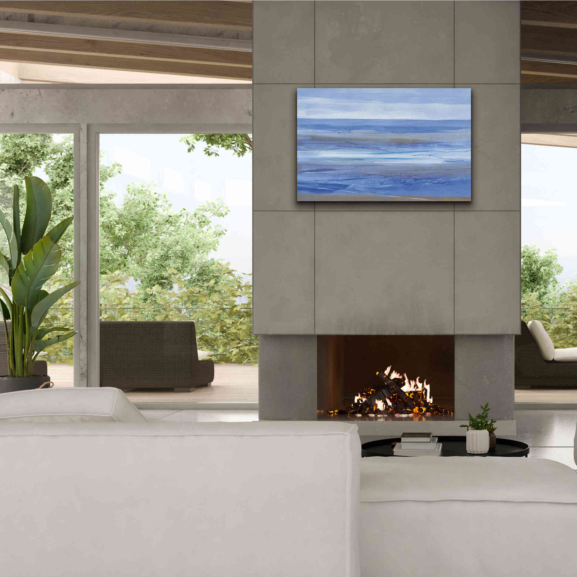 'Summer Morning' by Jo Maye, Canvas Wall Art,40 x 26