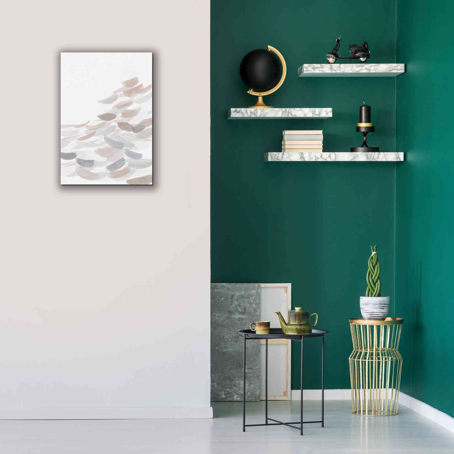 'Drift Neutral' by Jo Maye, Canvas Wall Art,18 x 26