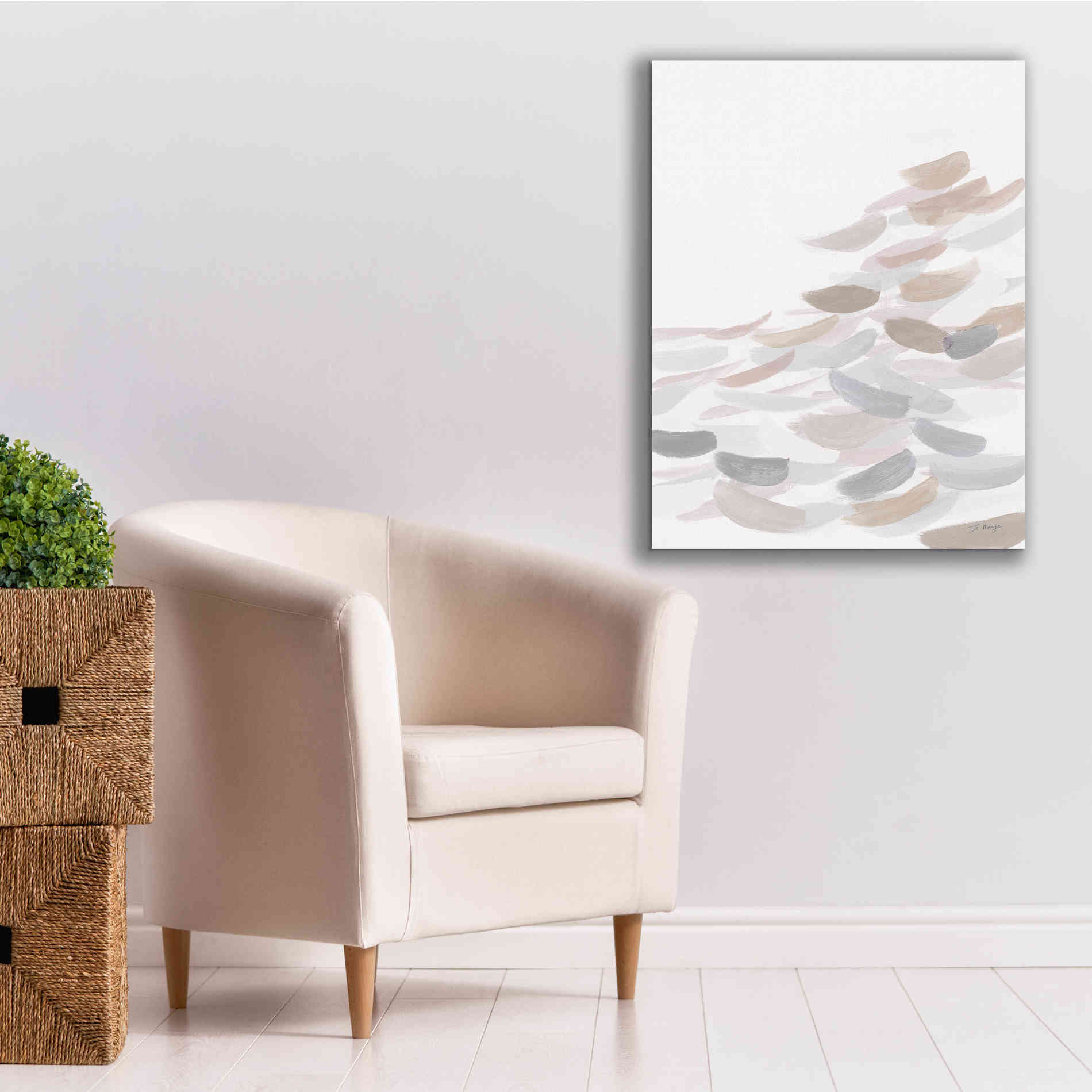 'Drift Neutral' by Jo Maye, Canvas Wall Art,26 x 34