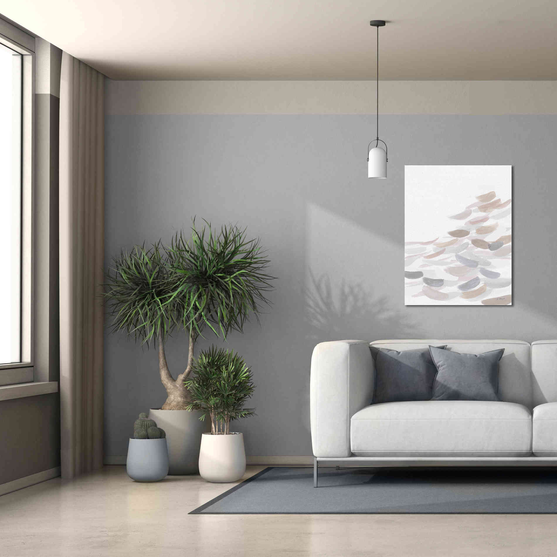 'Drift Neutral' by Jo Maye, Canvas Wall Art,26 x 34