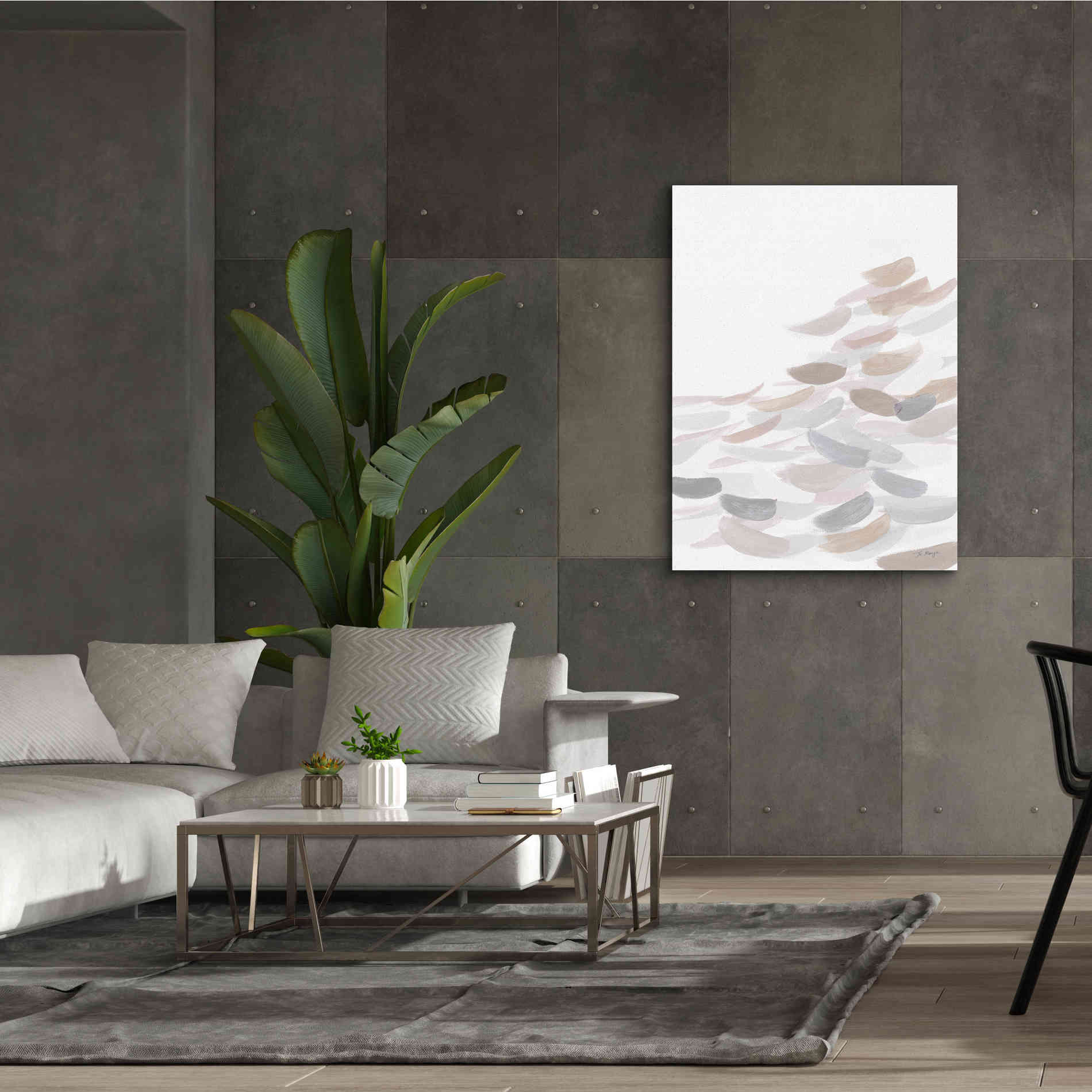 'Drift Neutral' by Jo Maye, Canvas Wall Art,40 x 54
