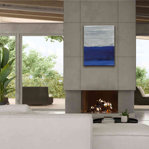 'Gray Haze' by Jo Maye, Canvas Wall Art,26 x 34