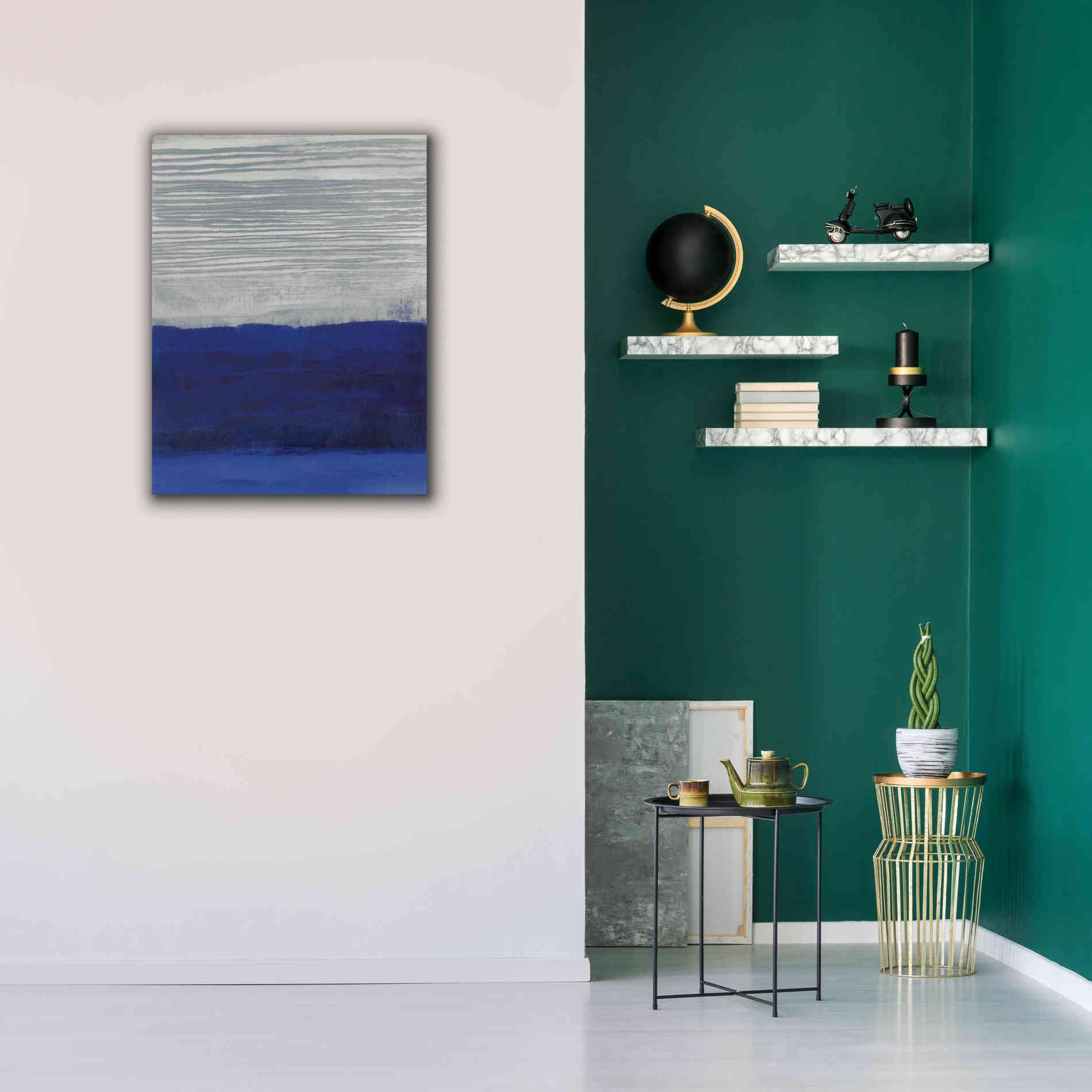 'Gray Haze' by Jo Maye, Canvas Wall Art,26 x 34