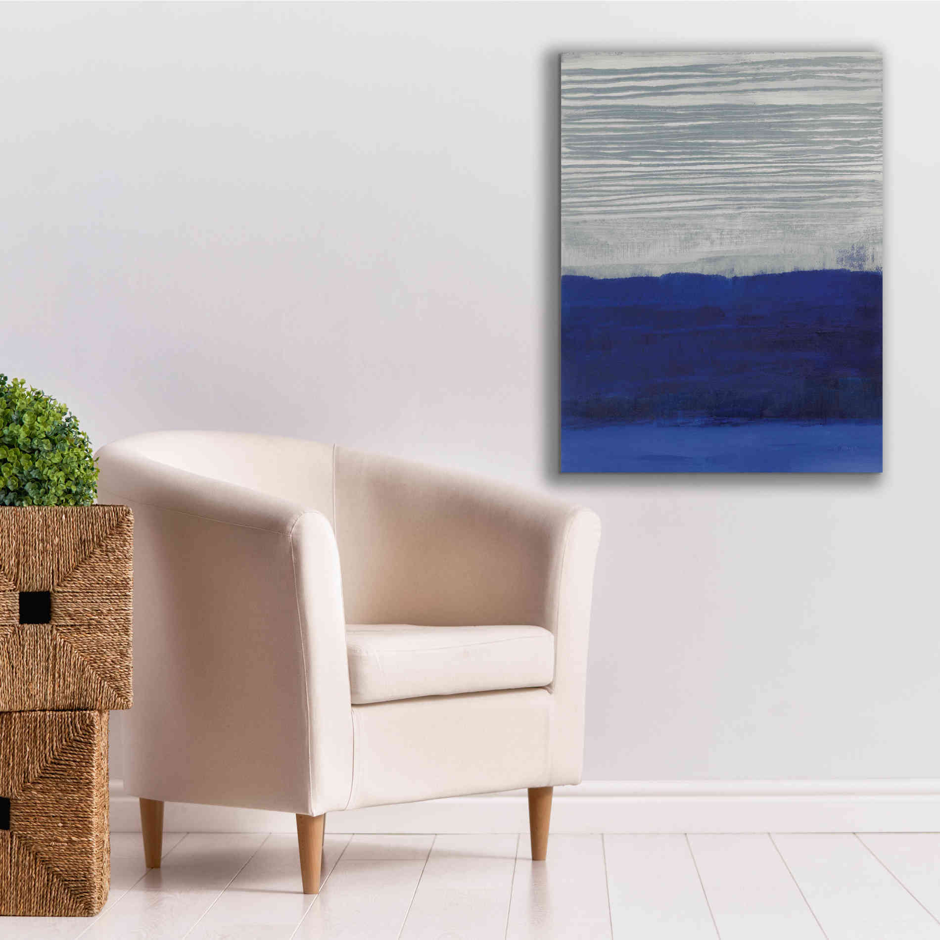 'Gray Haze' by Jo Maye, Canvas Wall Art,26 x 34